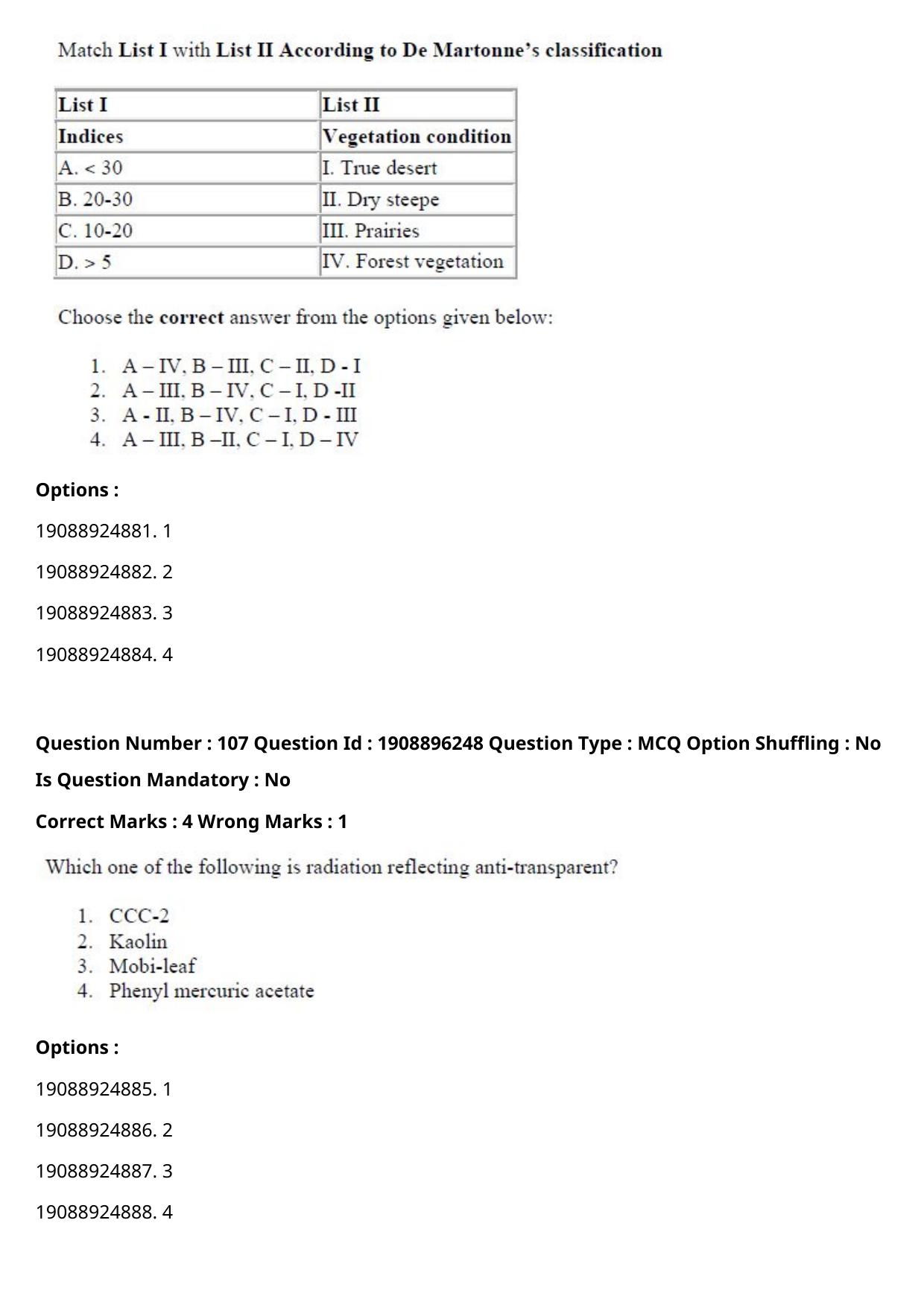 ICAR AIEEA PG 2021 AGRONOMY Question Paper - Page 62