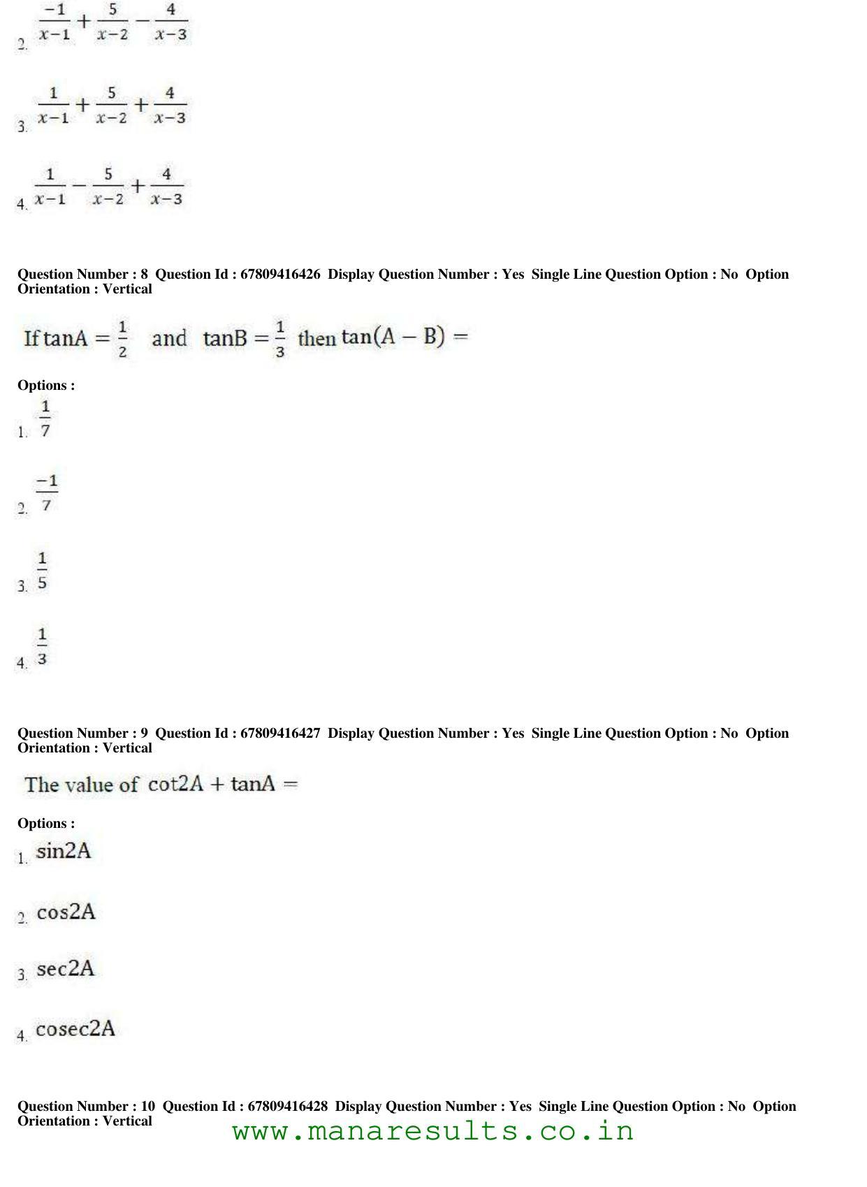 AP ECET 2018 - Bio Technology Old Previous Question Papers - Page 4