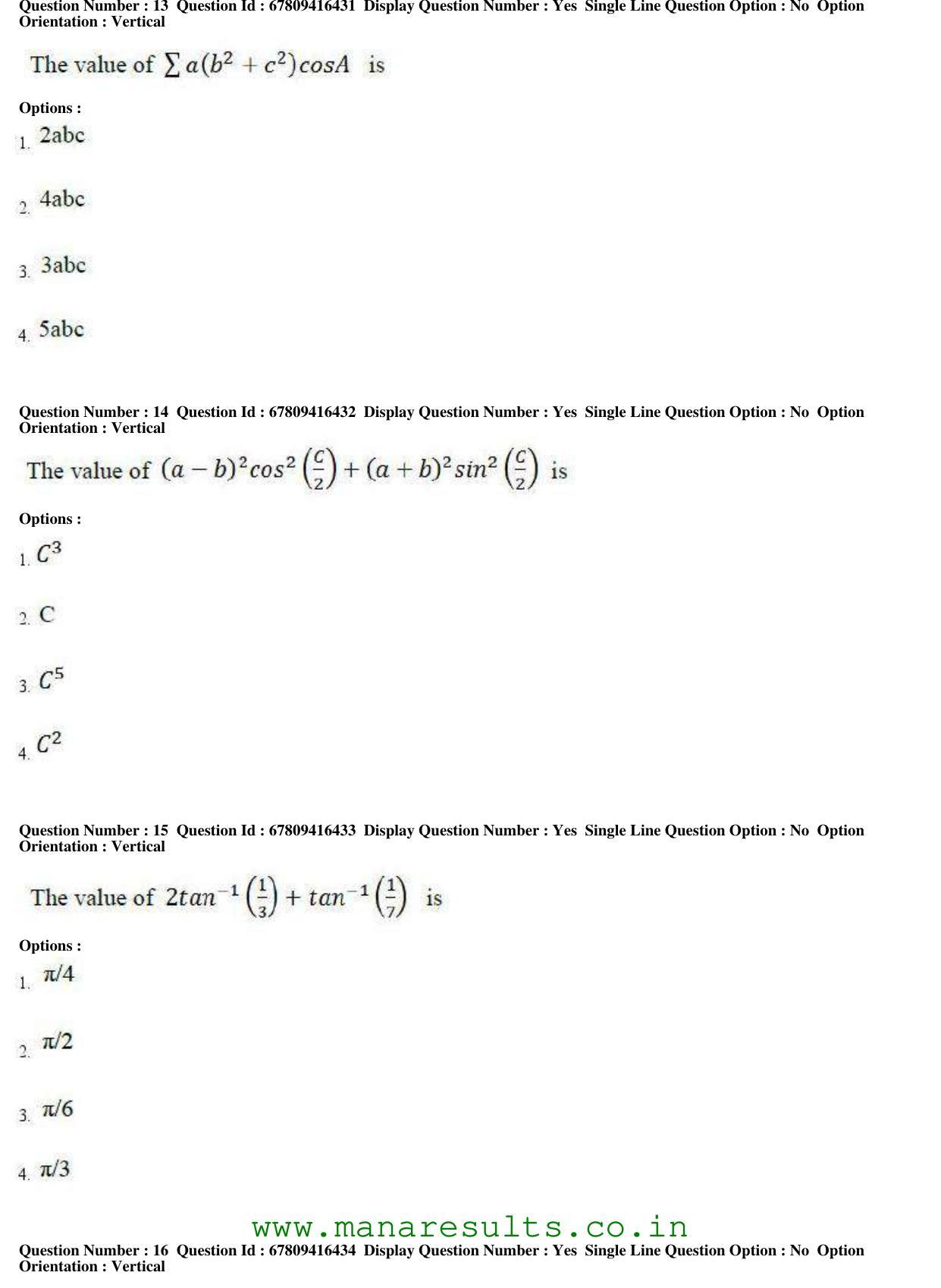 AP ECET 2018 - Bio Technology Old Previous Question Papers - Page 6