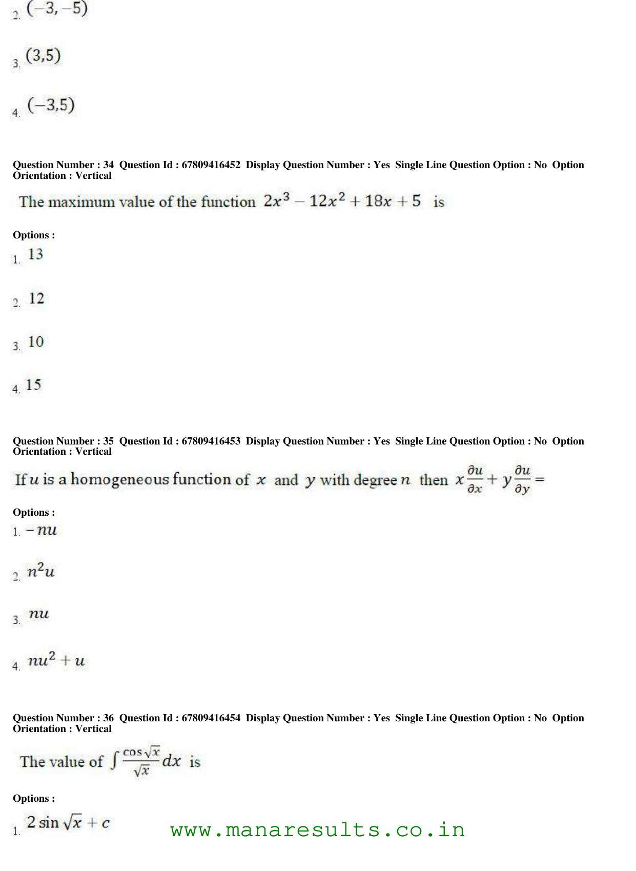 AP ECET 2018 - Bio Technology Old Previous Question Papers - Page 13