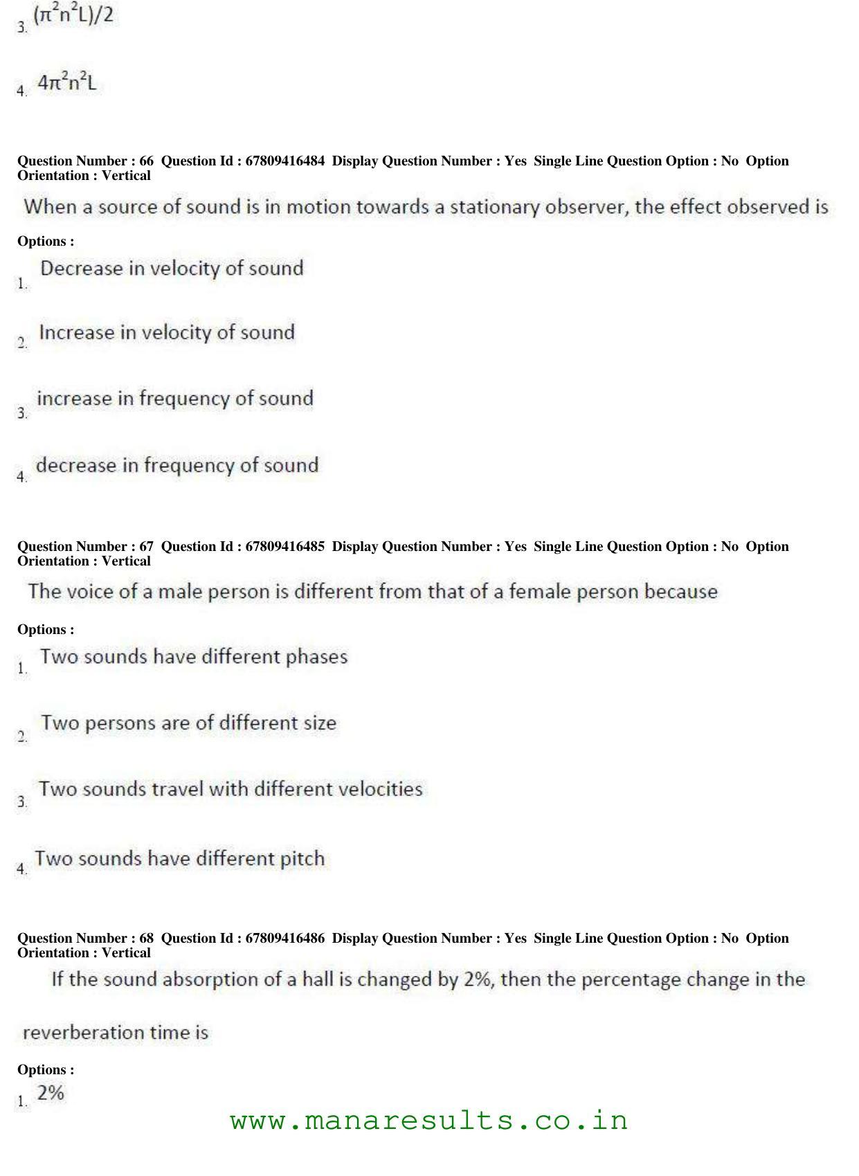 AP ECET 2018 - Bio Technology Old Previous Question Papers - Page 25