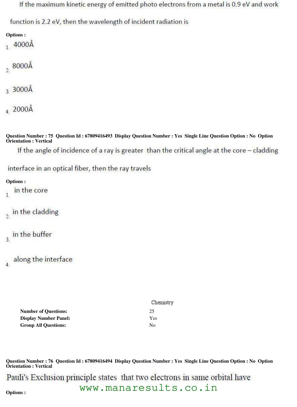 AP ECET 2018 - Bio Technology Old Previous Question Papers - Page 28