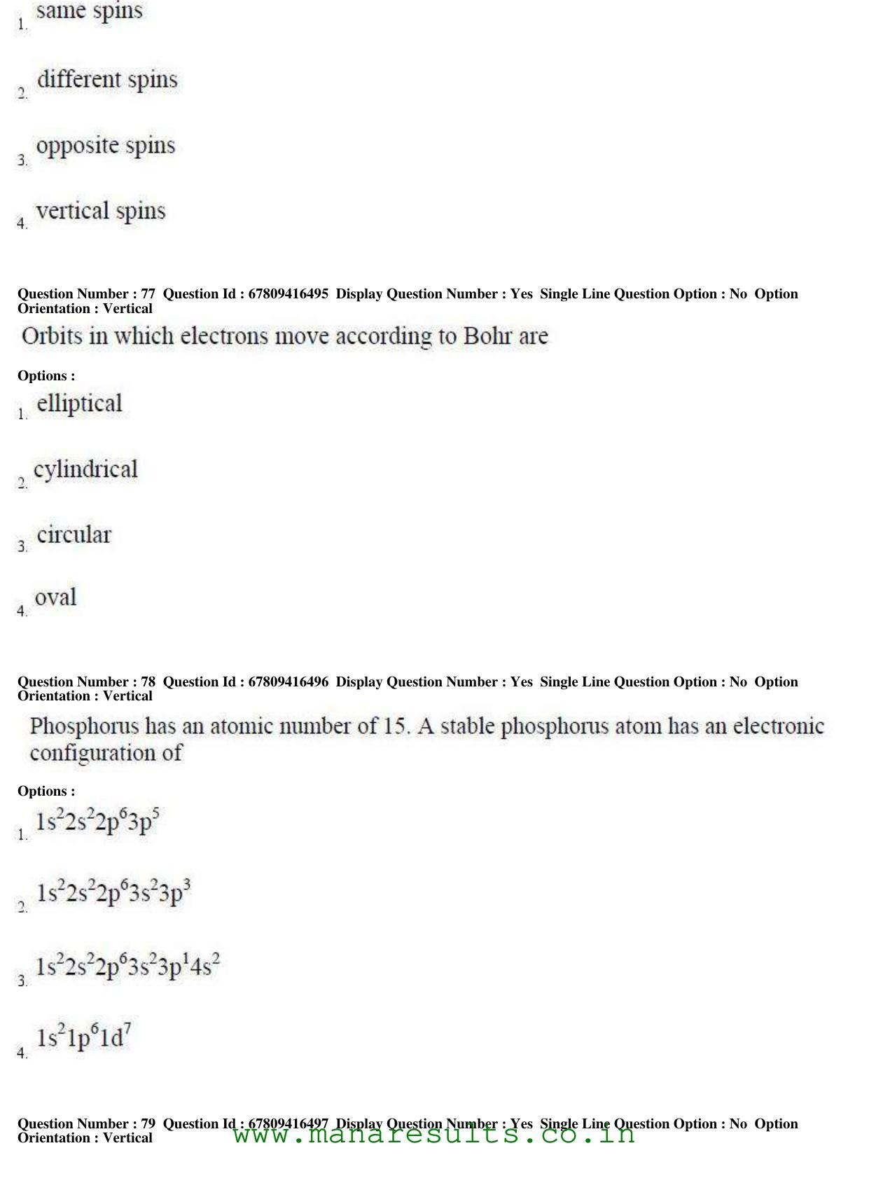 AP ECET 2018 - Bio Technology Old Previous Question Papers - Page 29