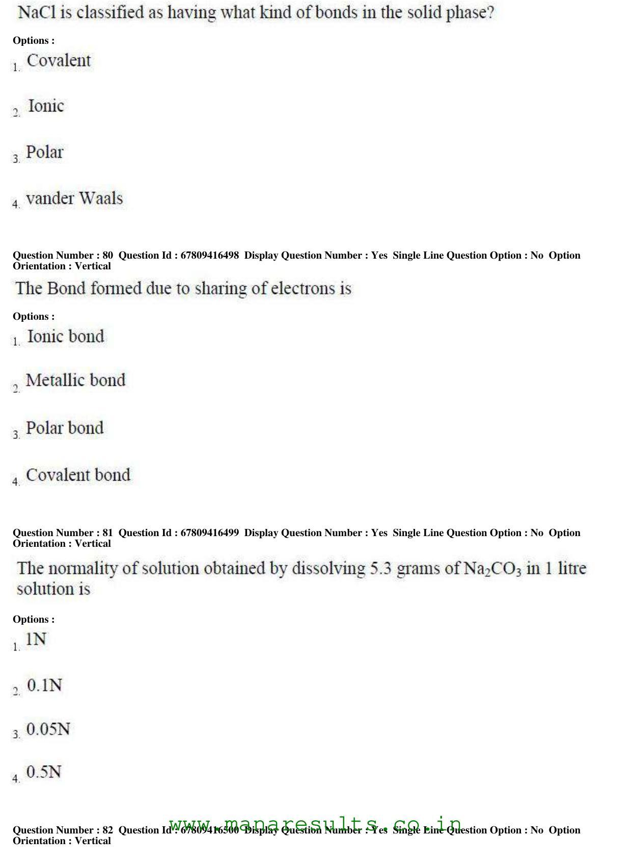 AP ECET 2018 - Bio Technology Old Previous Question Papers - Page 30