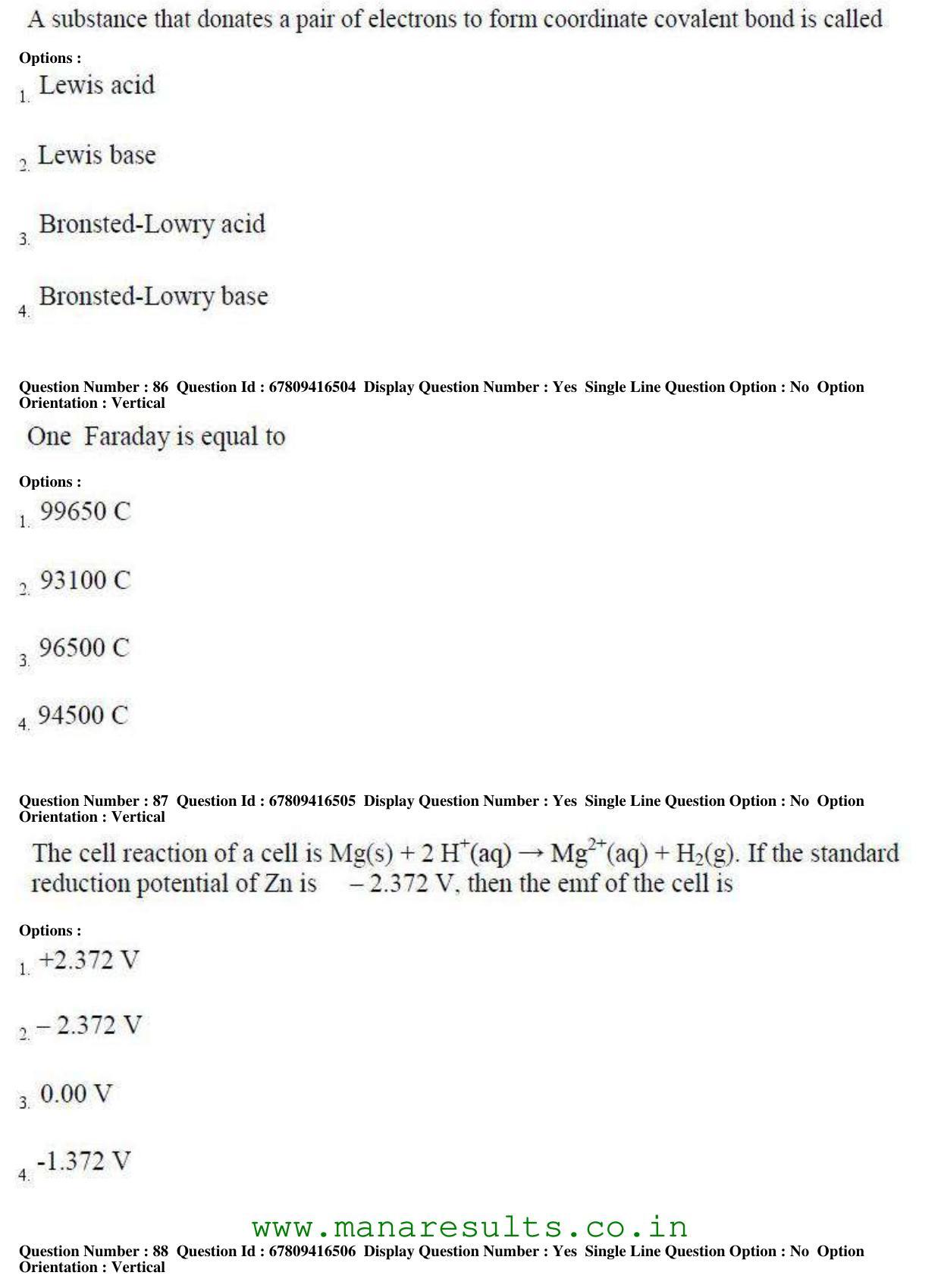 AP ECET 2018 - Bio Technology Old Previous Question Papers - Page 32