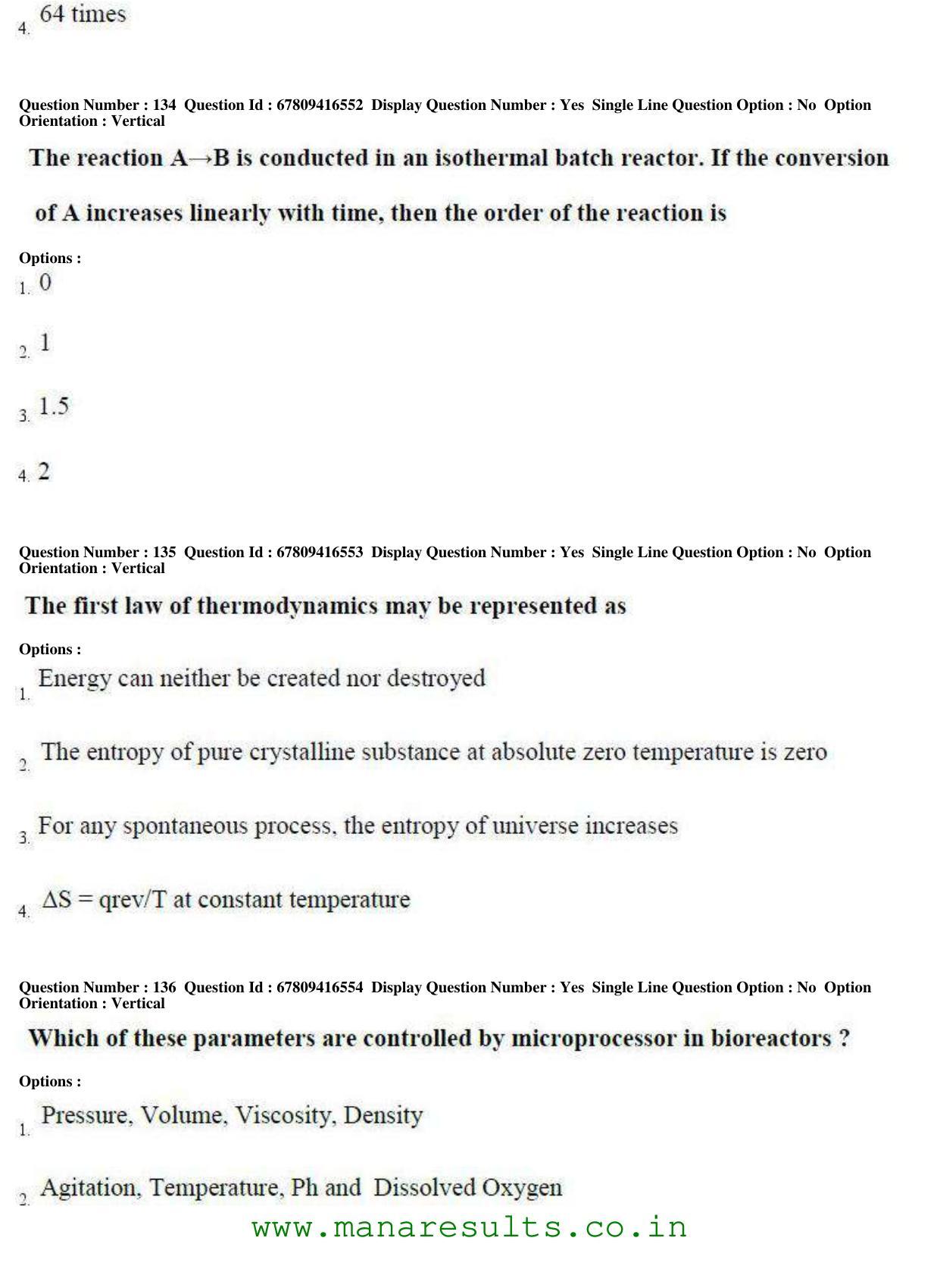 AP ECET 2018 - Bio Technology Old Previous Question Papers - Page 49