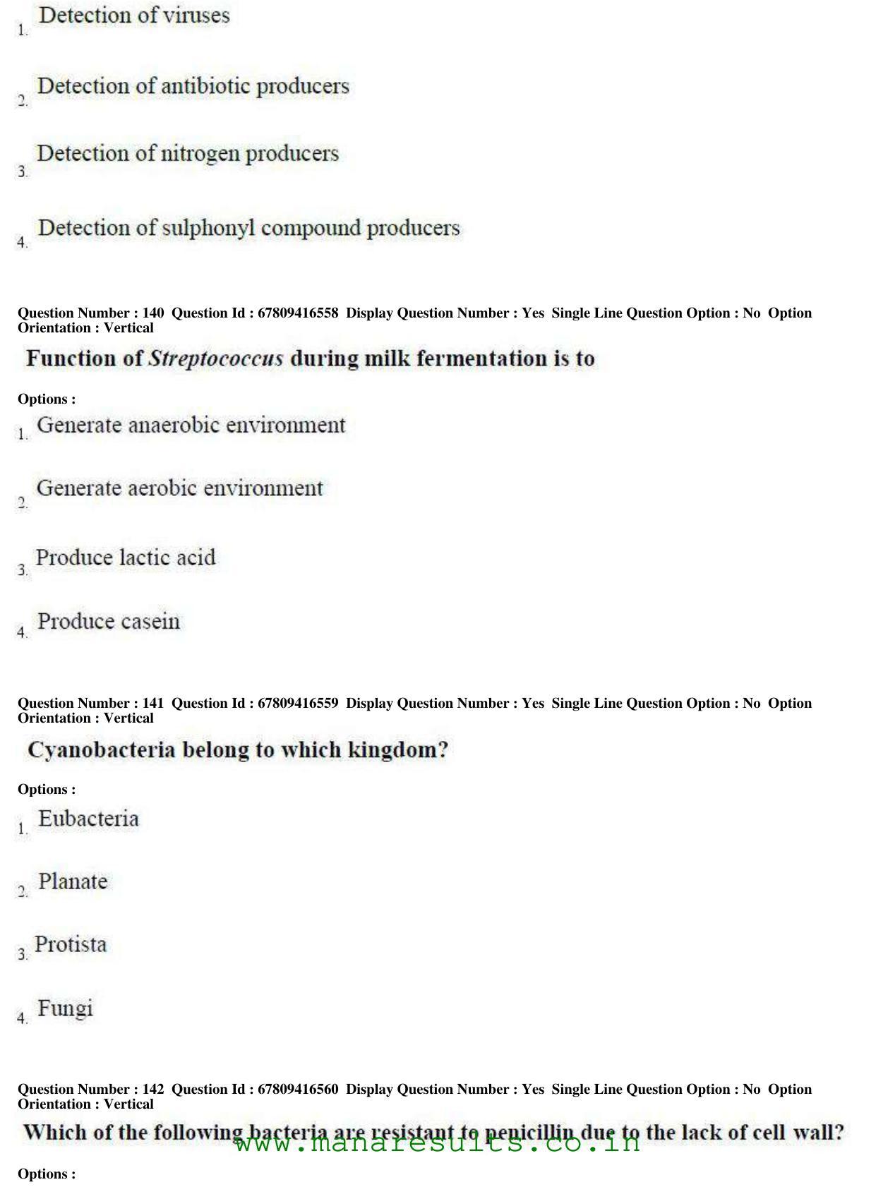 AP ECET 2018 - Bio Technology Old Previous Question Papers - Page 51