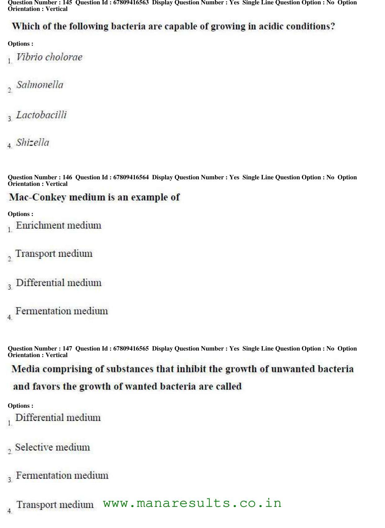 AP ECET 2018 - Bio Technology Old Previous Question Papers - Page 53