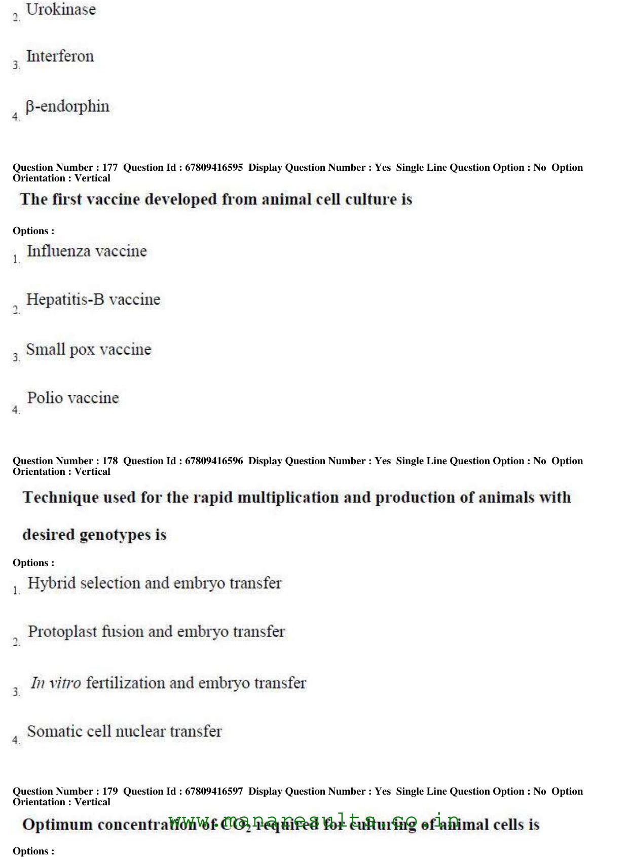 AP ECET 2018 - Bio Technology Old Previous Question Papers - Page 64