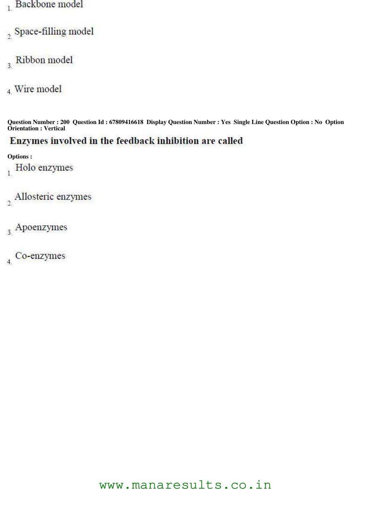 AP ECET 2018 - Bio Technology Old Previous Question Papers - Page 72