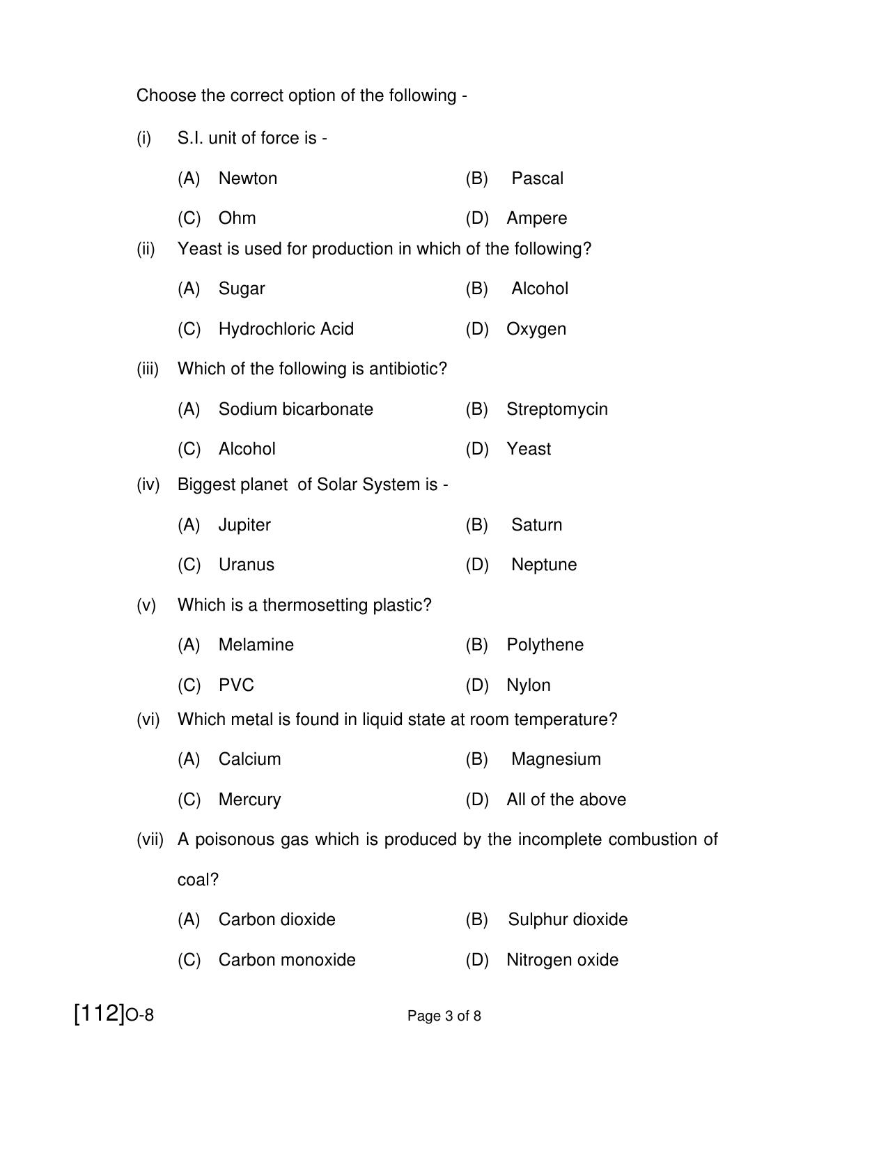 Open School Class 8th Exam December 2021 Question Paper (All Subjects) - Page 46