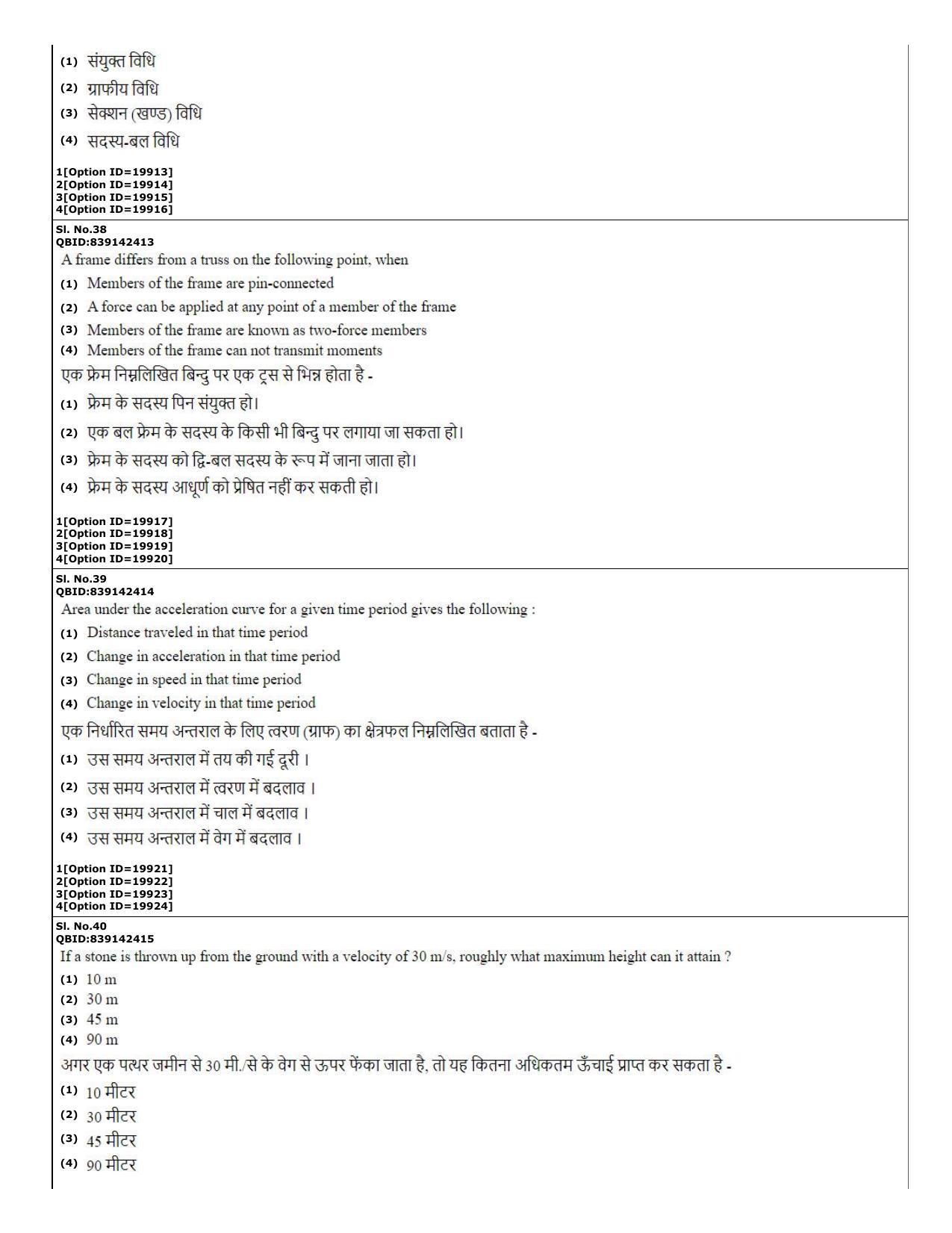 CUET (PG) 2022: PGQP-08 Mech. Engg.-Machine Design _ Thermo Fluids (07-09-2022) Question Paper - Page 15