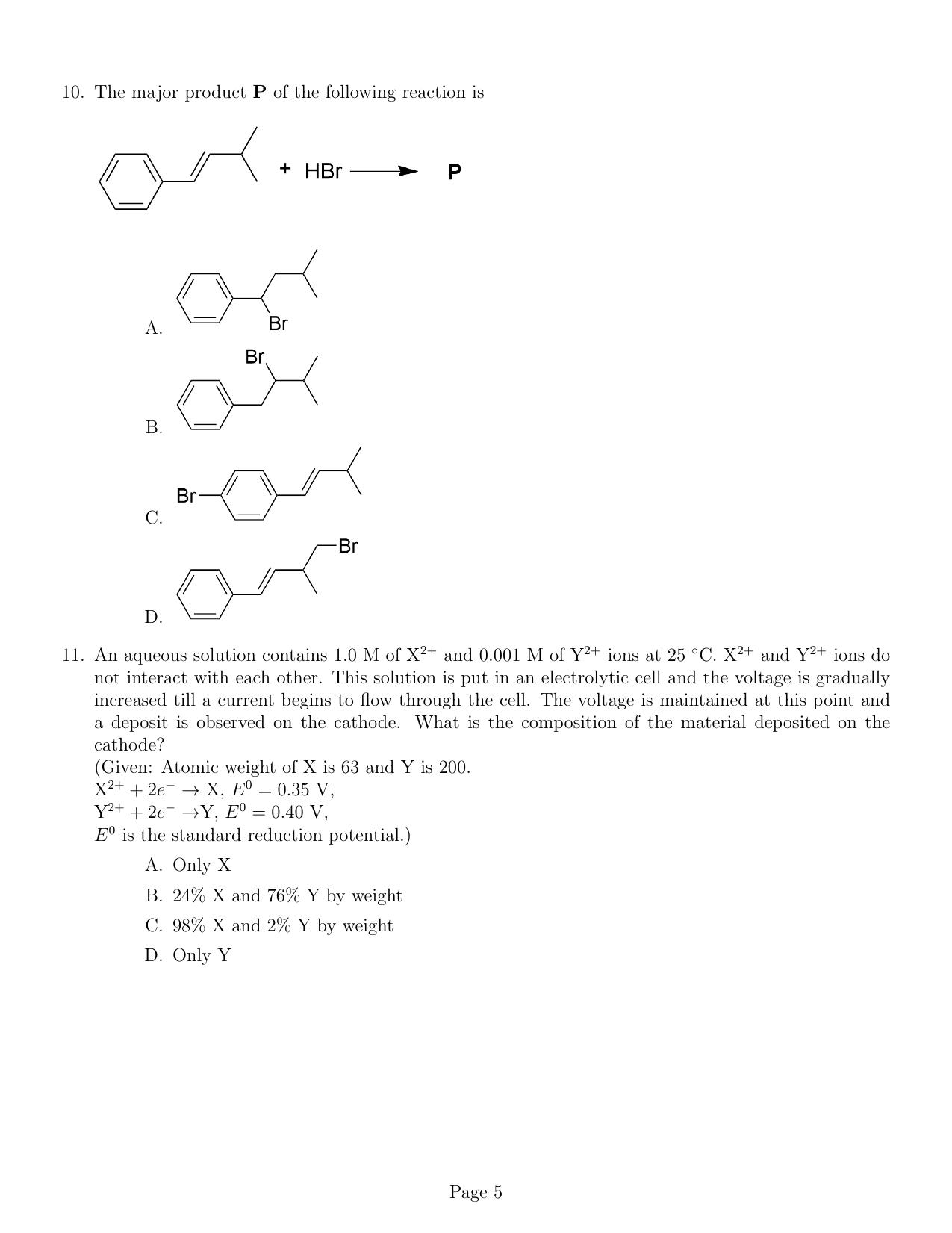 IISER Aptitude Test 2022 English Question Paper - Page 9