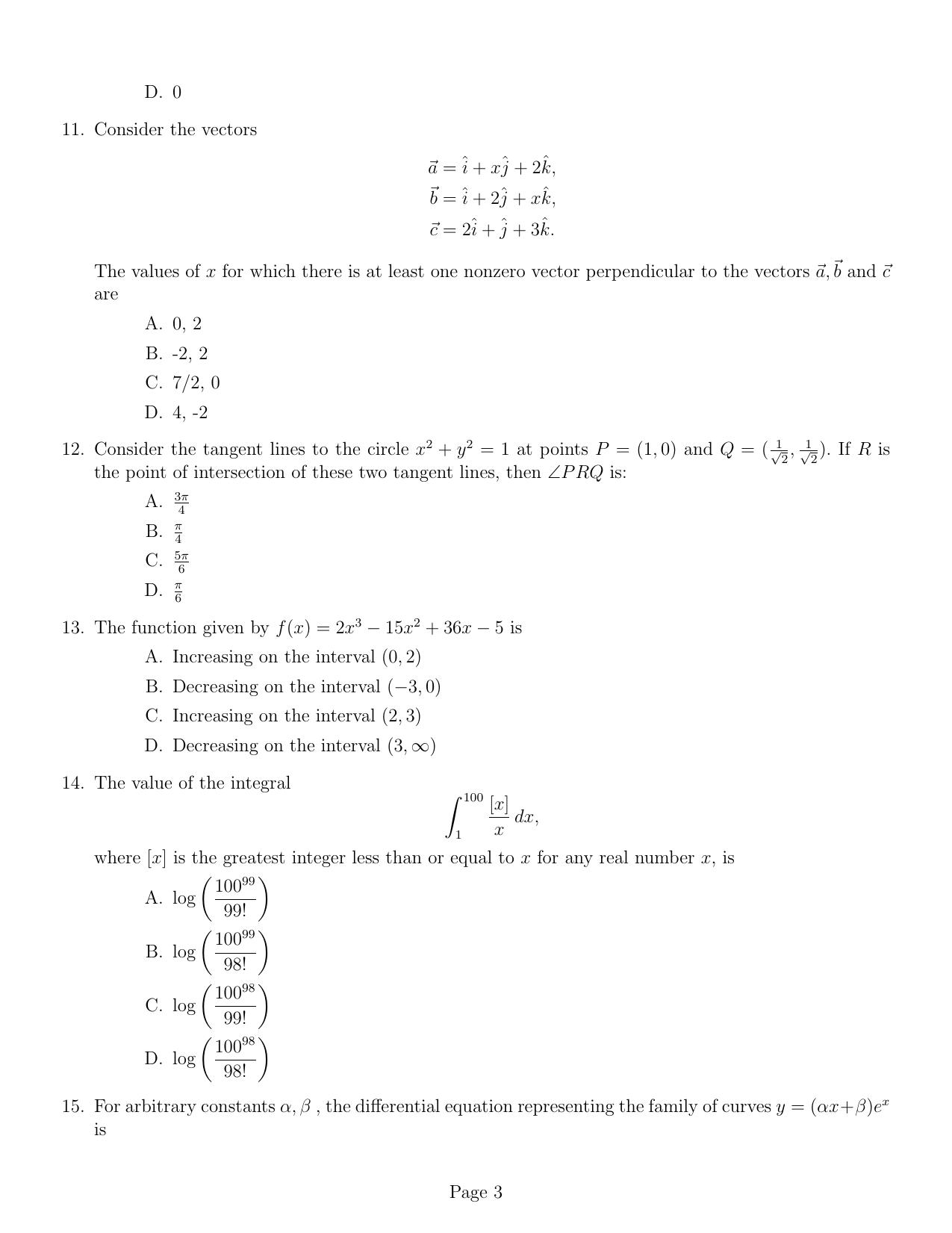 IISER Aptitude Test 2022 English Question Paper - Page 14