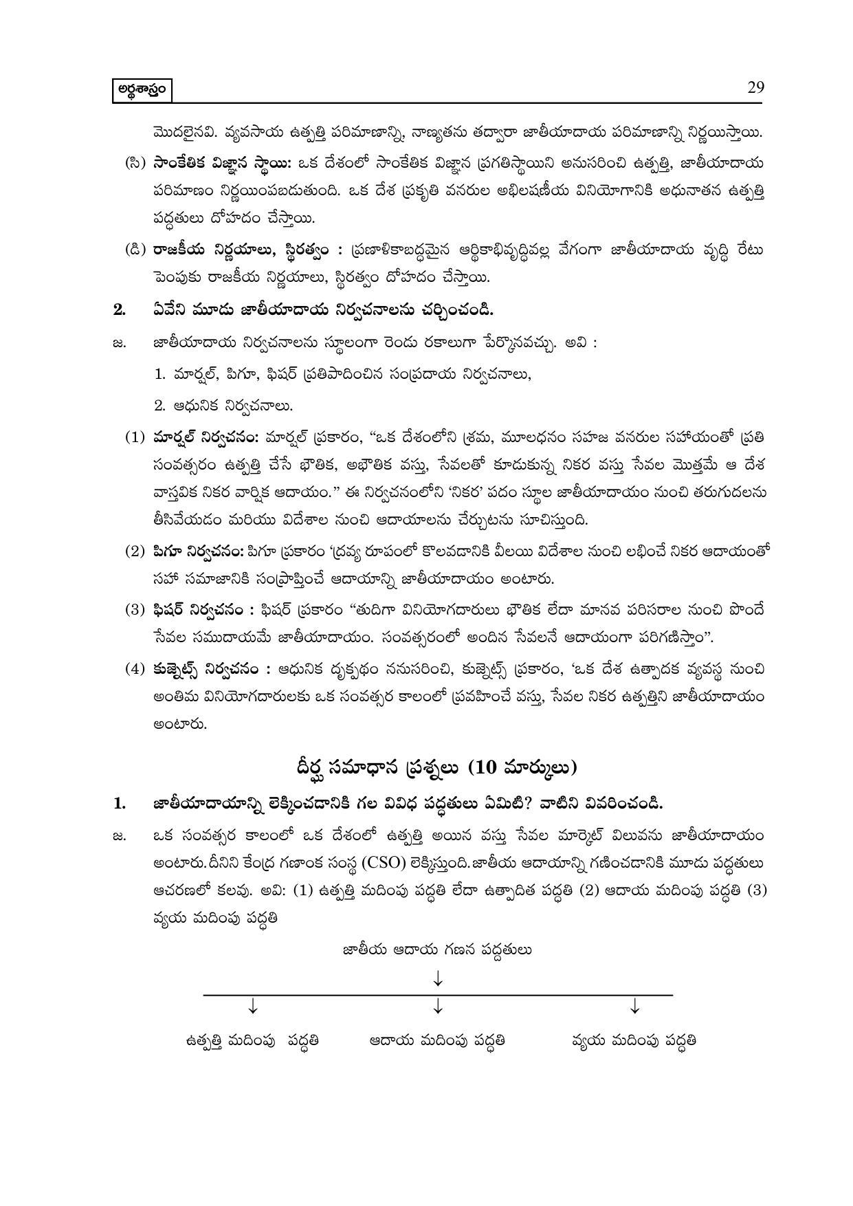 TS SCERT Inter 2nd Year Economics I yr TM Path 1 (Telugu Medium) Text Book - Page 34