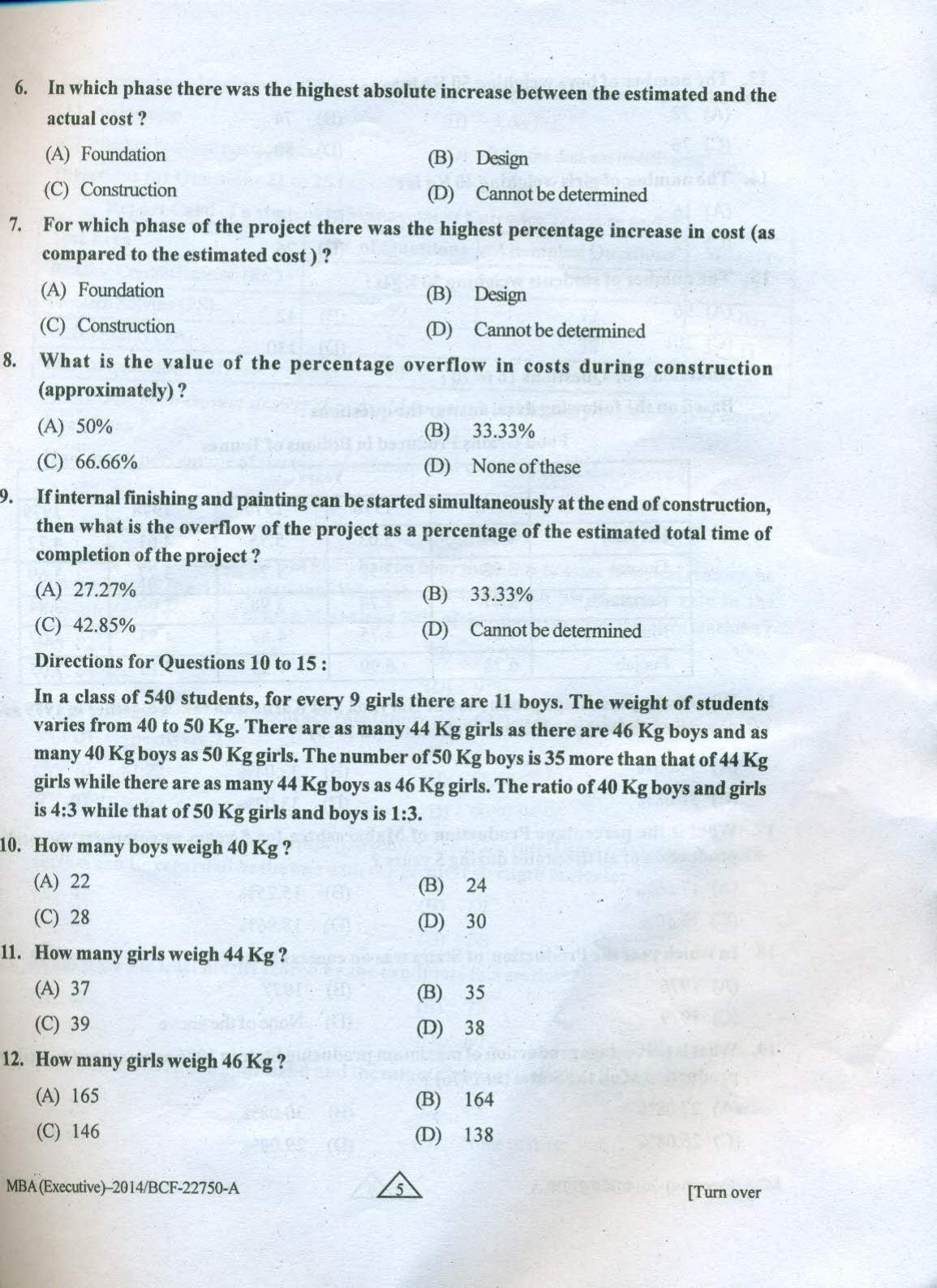 PU USOL MBA 2024 Questions Papers with & Answers Key - Page 4