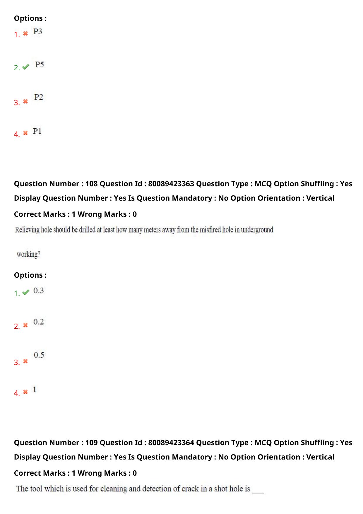 TS ECET 2021 Mining Engineering Question Paper - Page 60