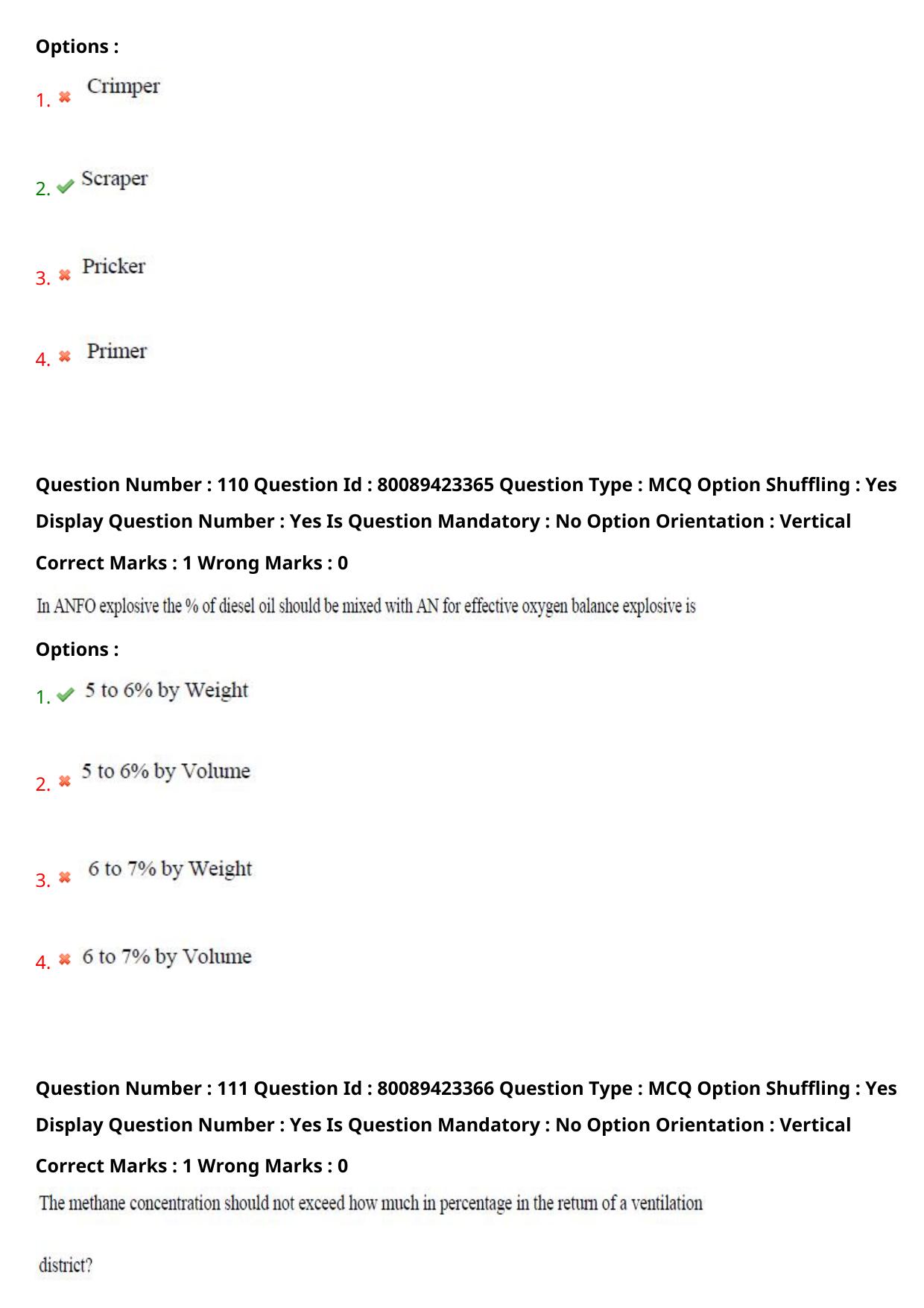 TS ECET 2021 Mining Engineering Question Paper - Page 61