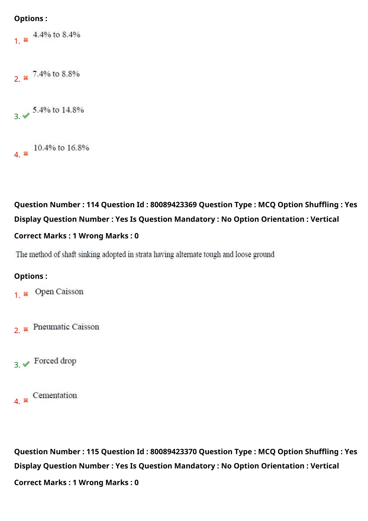 TS ECET 2021 Mining Engineering Question Paper - Page 63