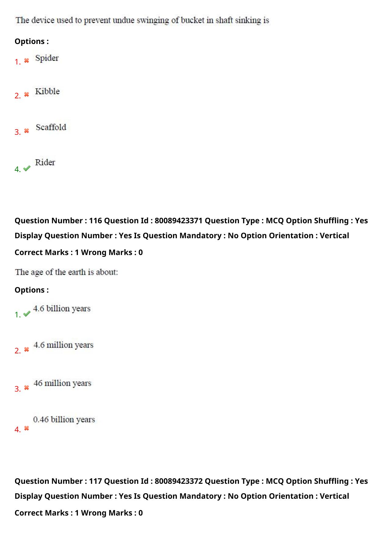 TS ECET 2021 Mining Engineering Question Paper - Page 64