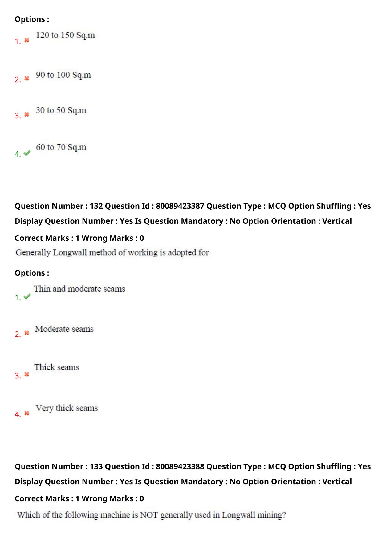 TS ECET 2021 Mining Engineering Question Paper - Page 72