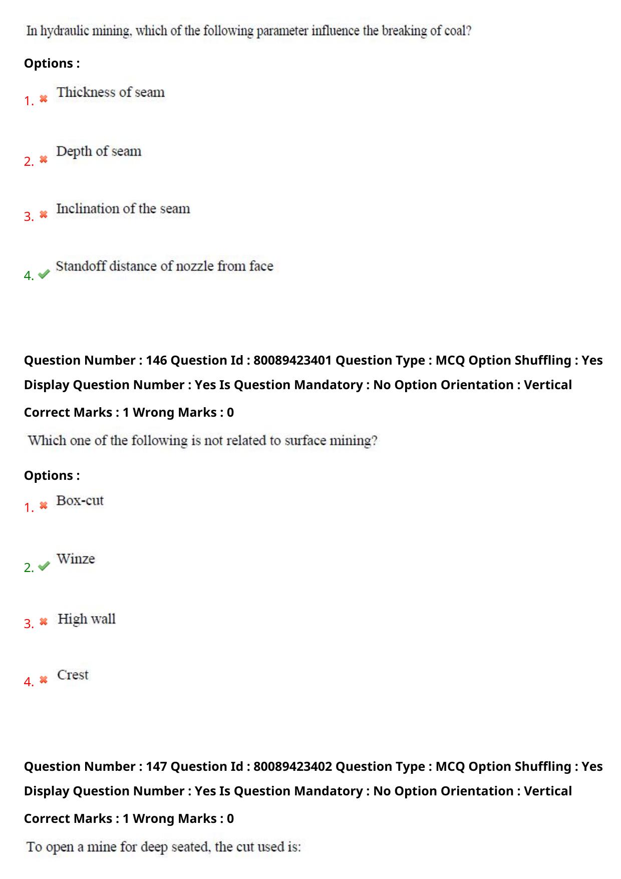 TS ECET 2021 Mining Engineering Question Paper - Page 79