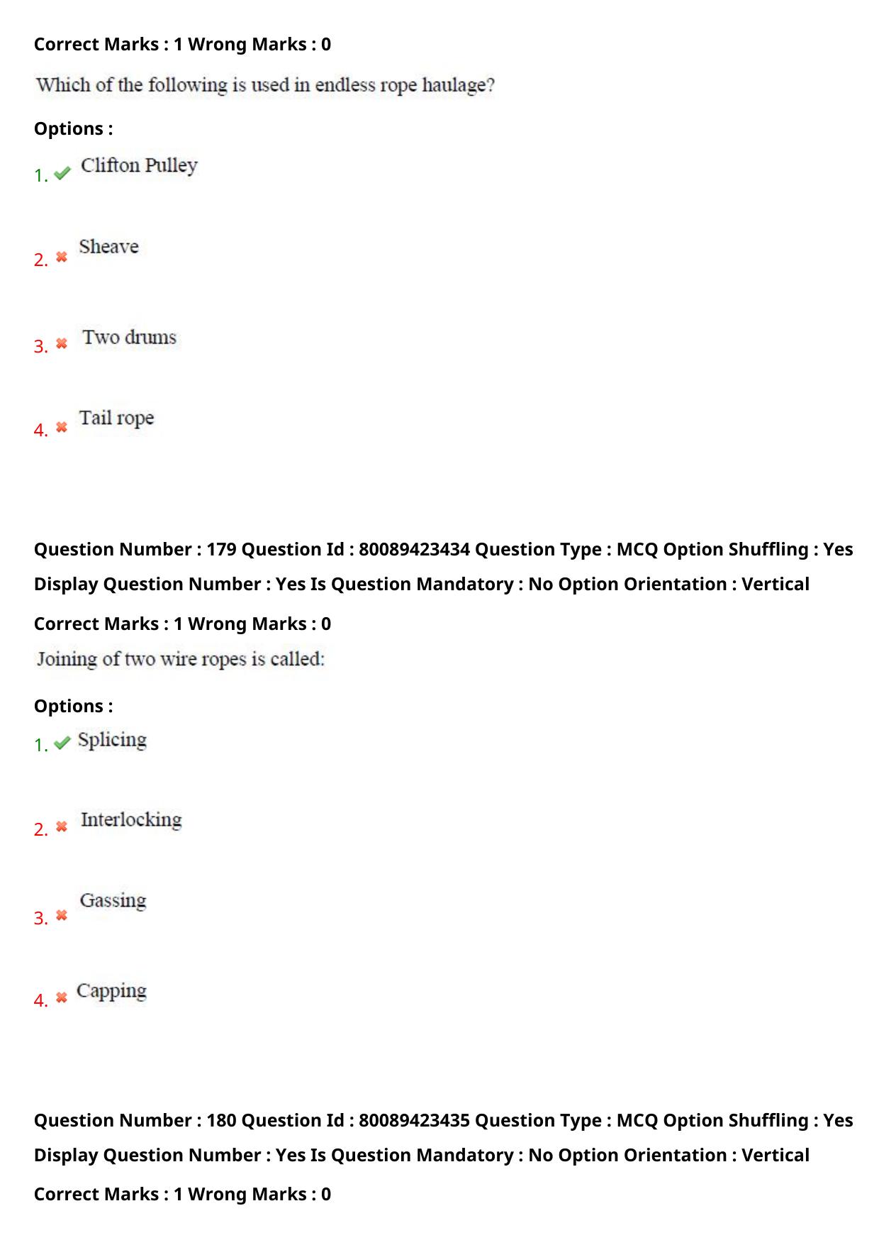 TS ECET 2021 Mining Engineering Question Paper - Page 96