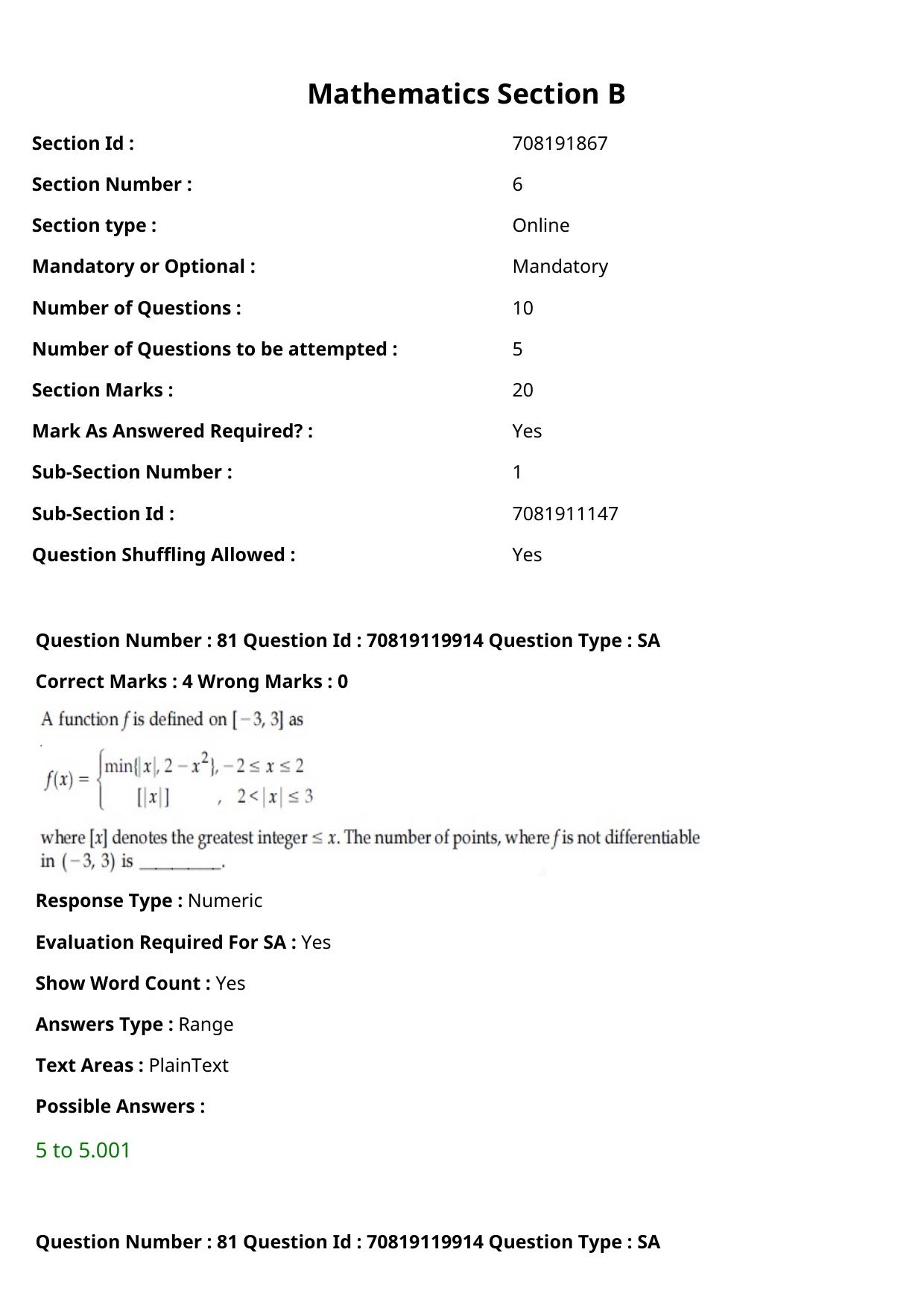 JEE Mains 2021: BTech Urdu (Shift 2) 25-02-2021 Question Paper - Page 94