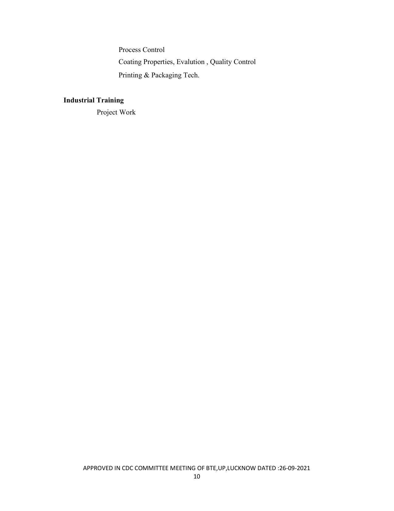 SYLLABUS FOR SEMESTER SYSTEM EFFECTIVE FROM (2021-2022) - DIPLOMA IN PAINT TECHNOLOGY - Page 15
