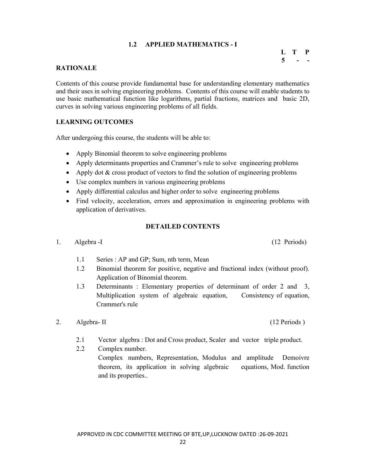 SYLLABUS FOR SEMESTER SYSTEM EFFECTIVE FROM (2021-2022) - DIPLOMA IN PAINT TECHNOLOGY - Page 27