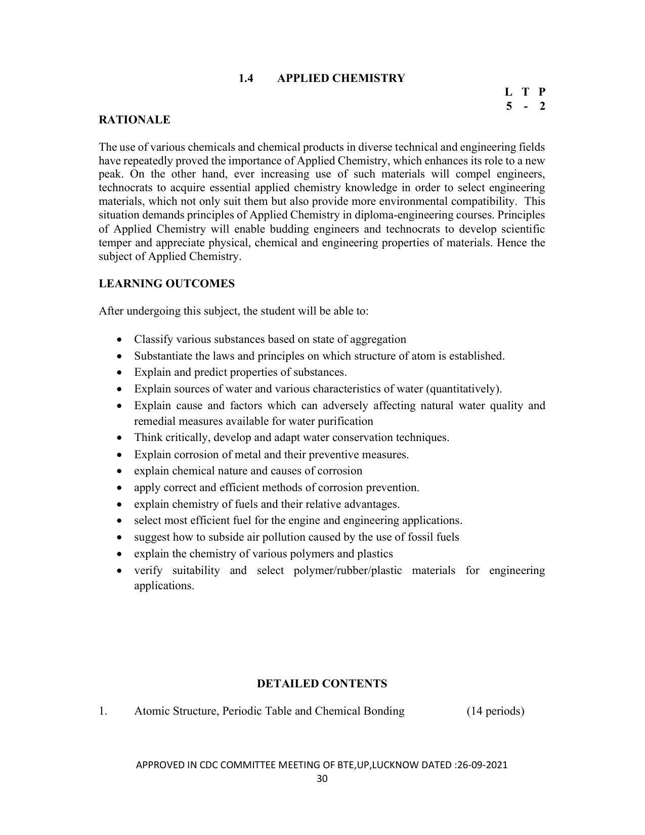SYLLABUS FOR SEMESTER SYSTEM EFFECTIVE FROM (2021-2022) - DIPLOMA IN PAINT TECHNOLOGY - Page 35