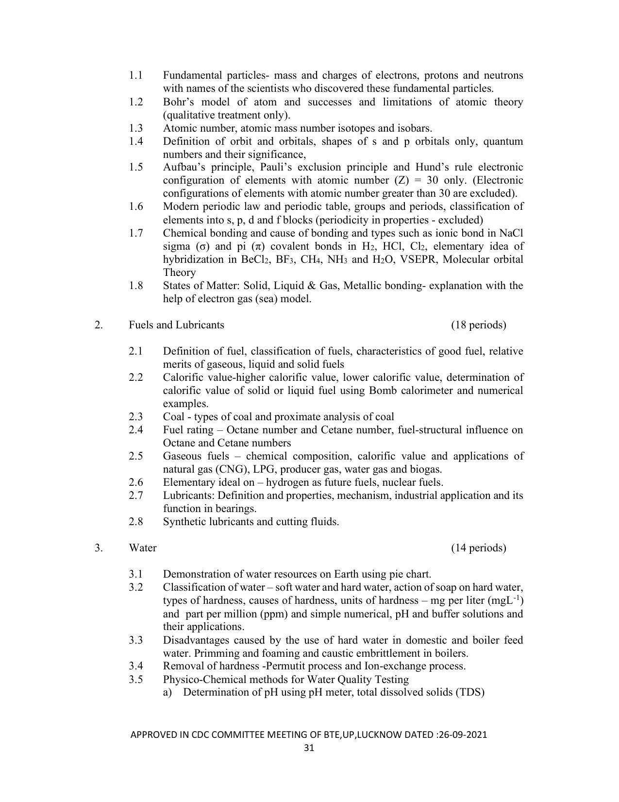 SYLLABUS FOR SEMESTER SYSTEM EFFECTIVE FROM (2021-2022) - DIPLOMA IN PAINT TECHNOLOGY - Page 36
