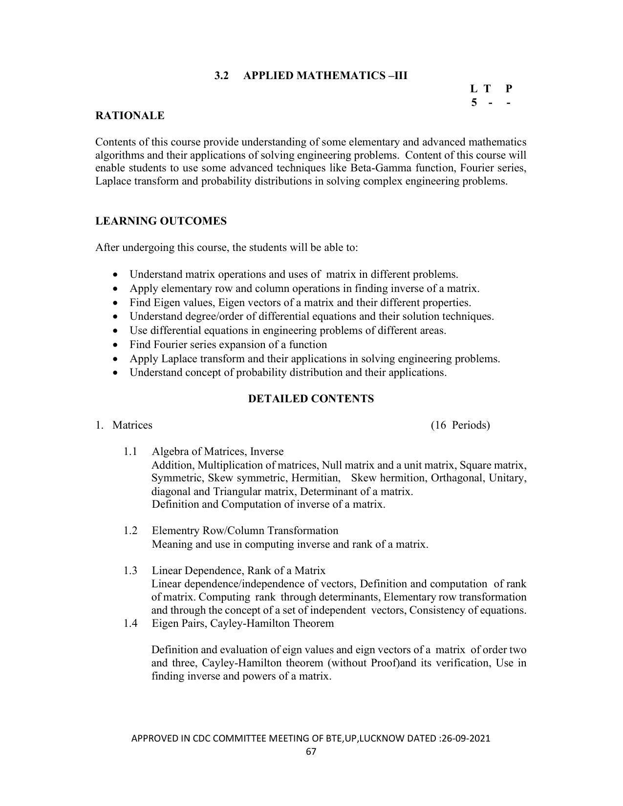 SYLLABUS FOR SEMESTER SYSTEM EFFECTIVE FROM (2021-2022) - DIPLOMA IN PAINT TECHNOLOGY - Page 72