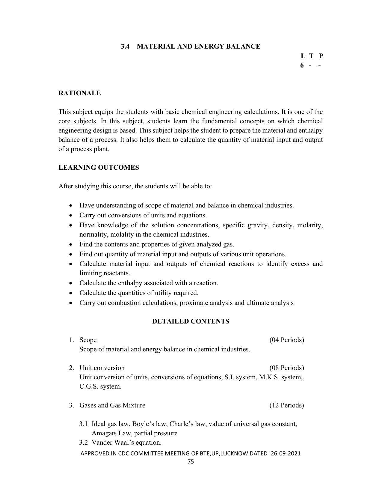 SYLLABUS FOR SEMESTER SYSTEM EFFECTIVE FROM (2021-2022) - DIPLOMA IN PAINT TECHNOLOGY - Page 80