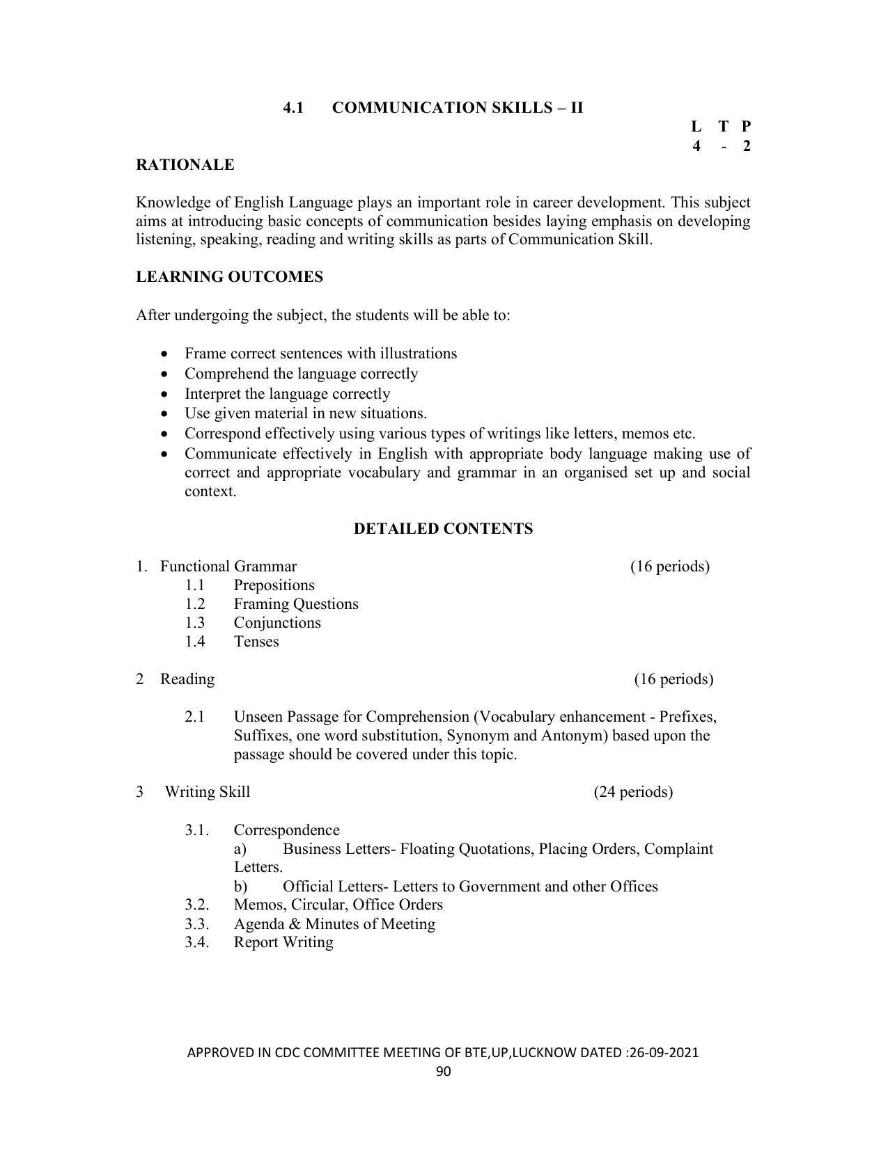SYLLABUS FOR SEMESTER SYSTEM EFFECTIVE FROM (2021-2022) - DIPLOMA IN PAINT TECHNOLOGY - Page 95