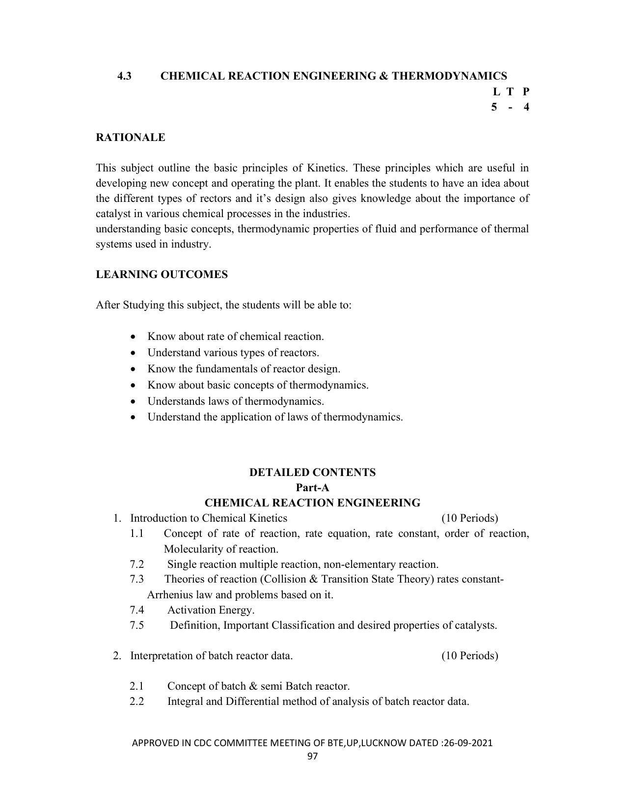 SYLLABUS FOR SEMESTER SYSTEM EFFECTIVE FROM (2021-2022) - DIPLOMA IN PAINT TECHNOLOGY - Page 102