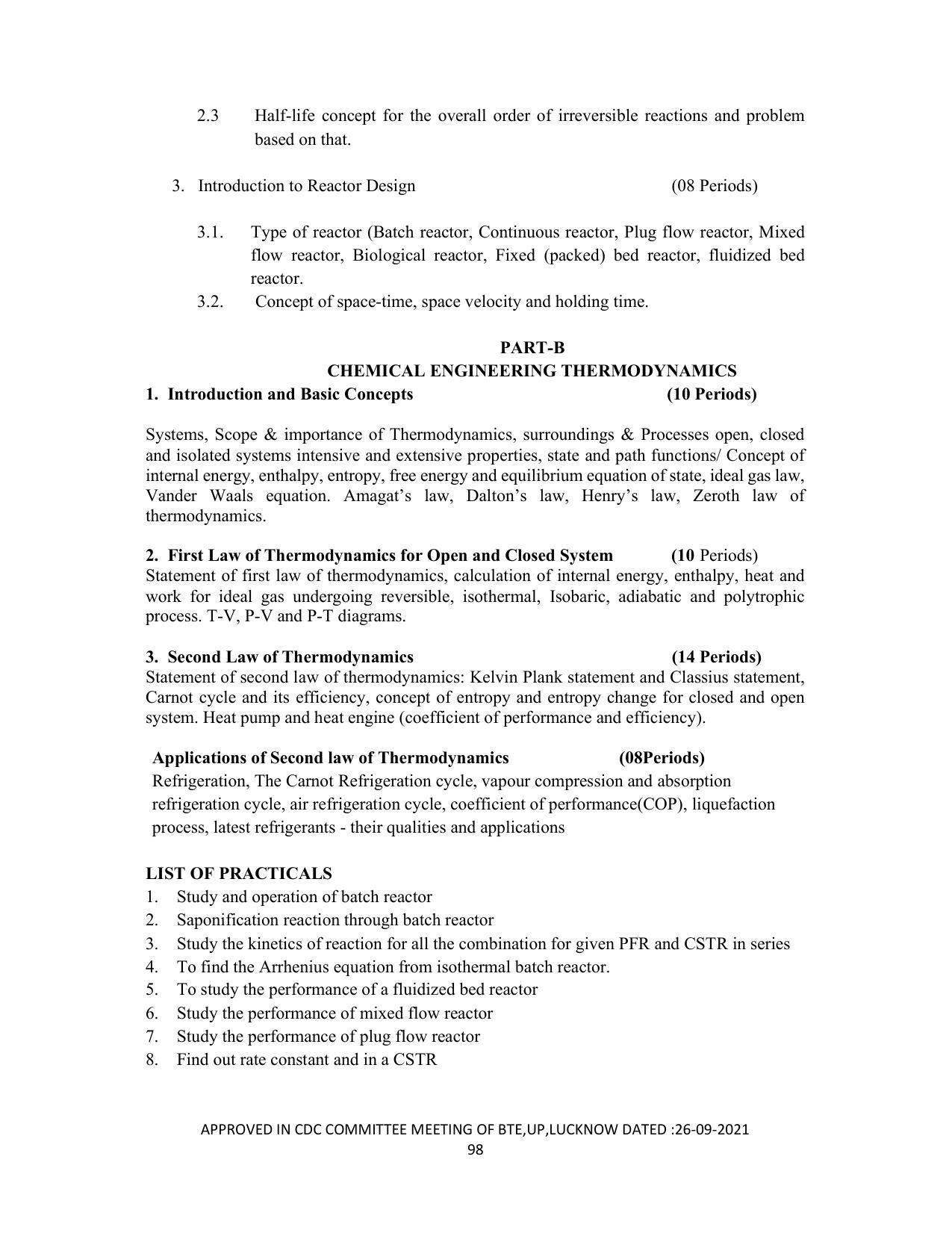 SYLLABUS FOR SEMESTER SYSTEM EFFECTIVE FROM (2021-2022) - DIPLOMA IN PAINT TECHNOLOGY - Page 103
