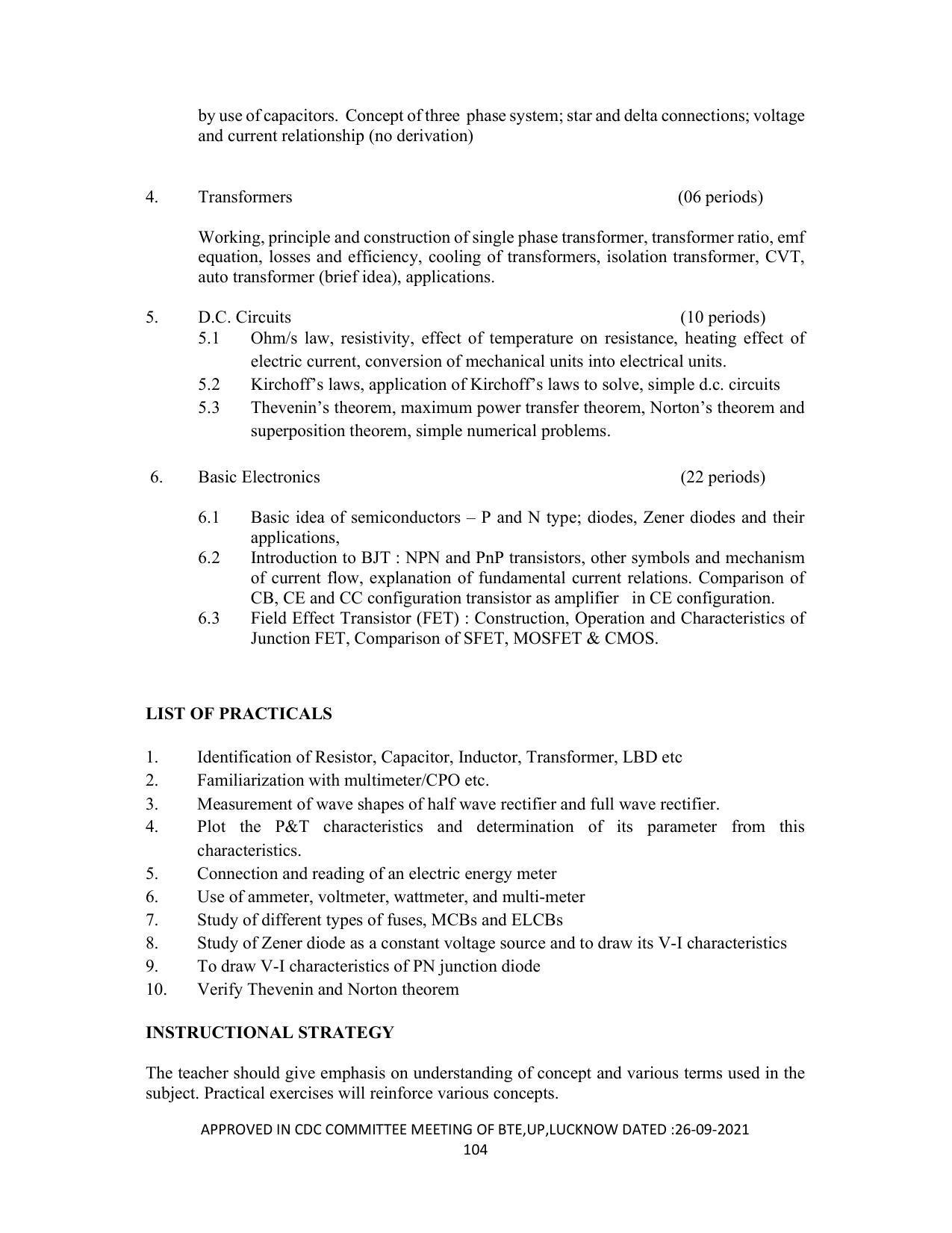 SYLLABUS FOR SEMESTER SYSTEM EFFECTIVE FROM (2021-2022) - DIPLOMA IN PAINT TECHNOLOGY - Page 109