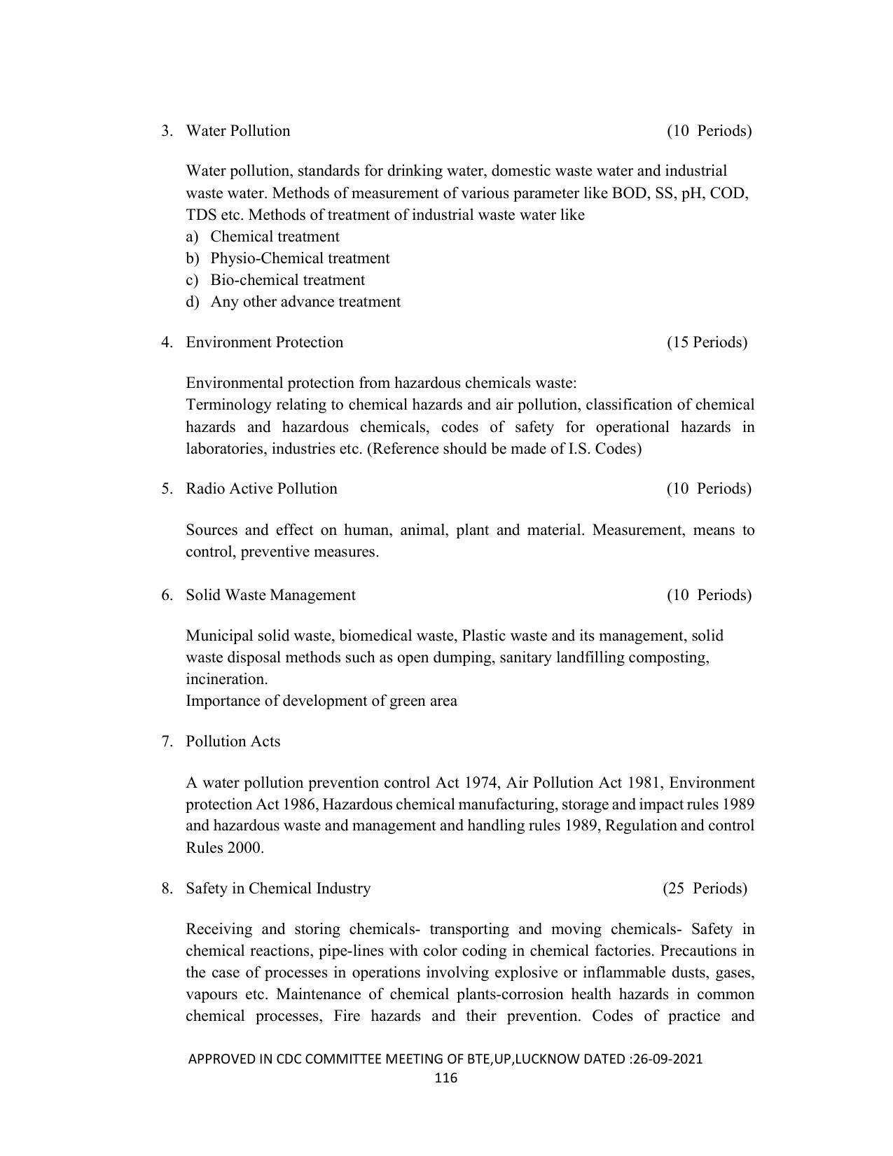 SYLLABUS FOR SEMESTER SYSTEM EFFECTIVE FROM (2021-2022) - DIPLOMA IN PAINT TECHNOLOGY - Page 121
