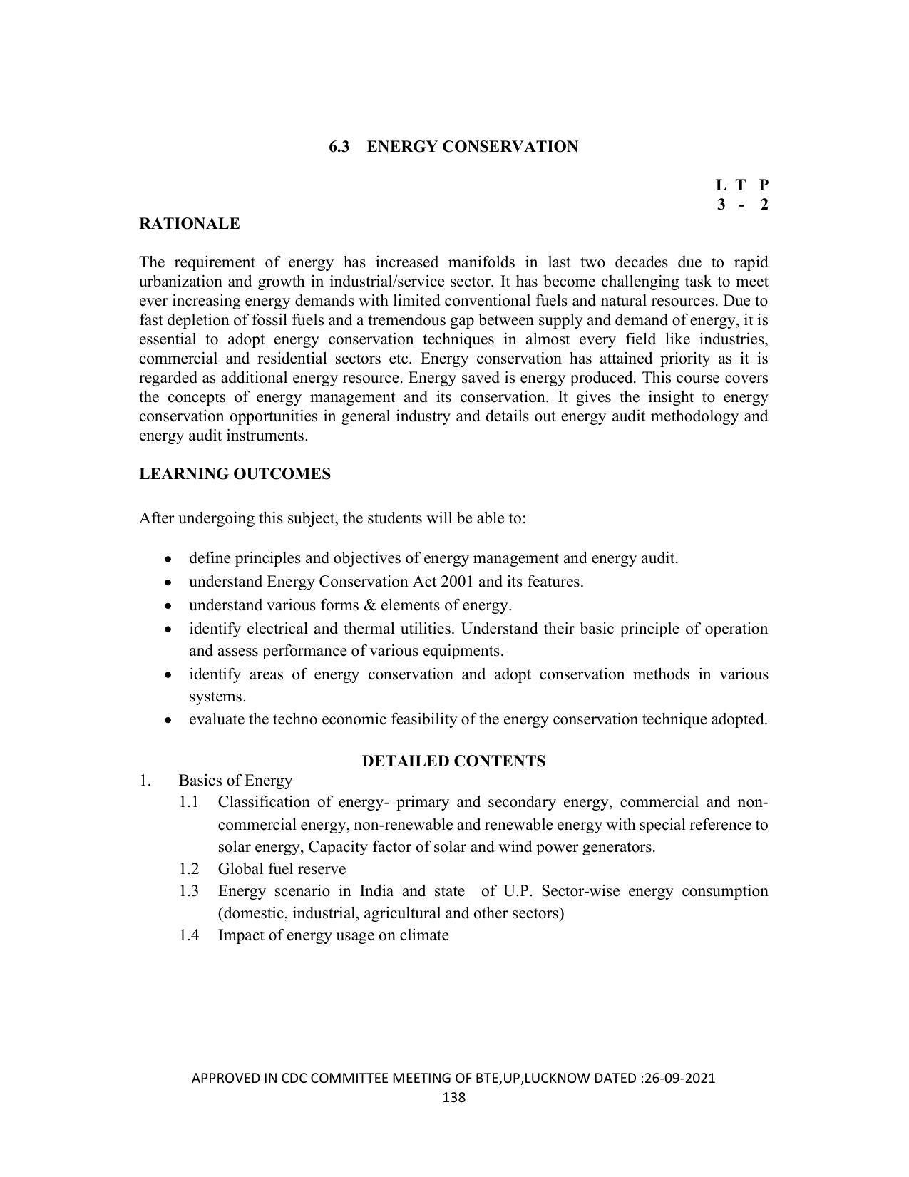 SYLLABUS FOR SEMESTER SYSTEM EFFECTIVE FROM (2021-2022) - DIPLOMA IN PAINT TECHNOLOGY - Page 143