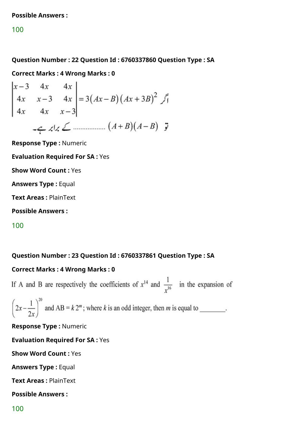 JEE Mains 2021: B Planning English (Shift 2) 09-09-2021 Question Paper - Page 39