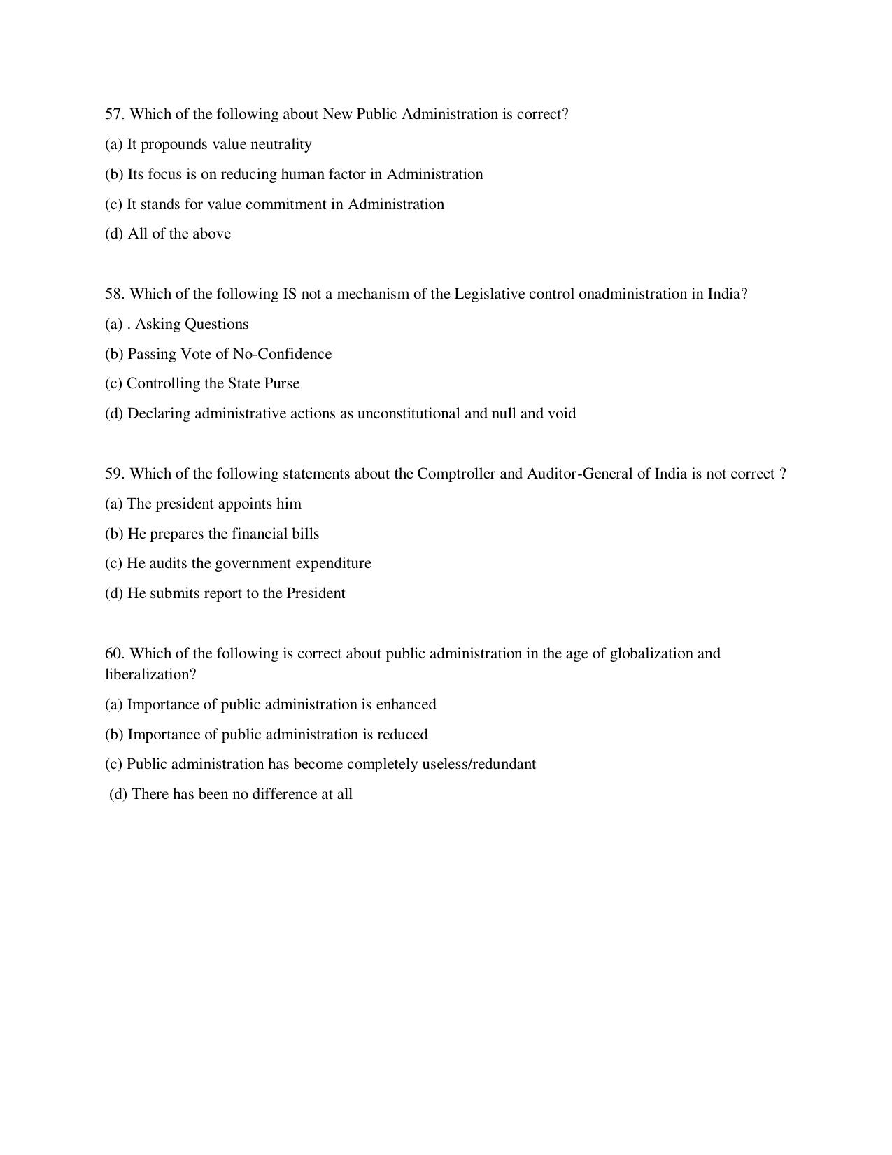 KUET 2023 M.A. Political Science Question Paper - Page 118