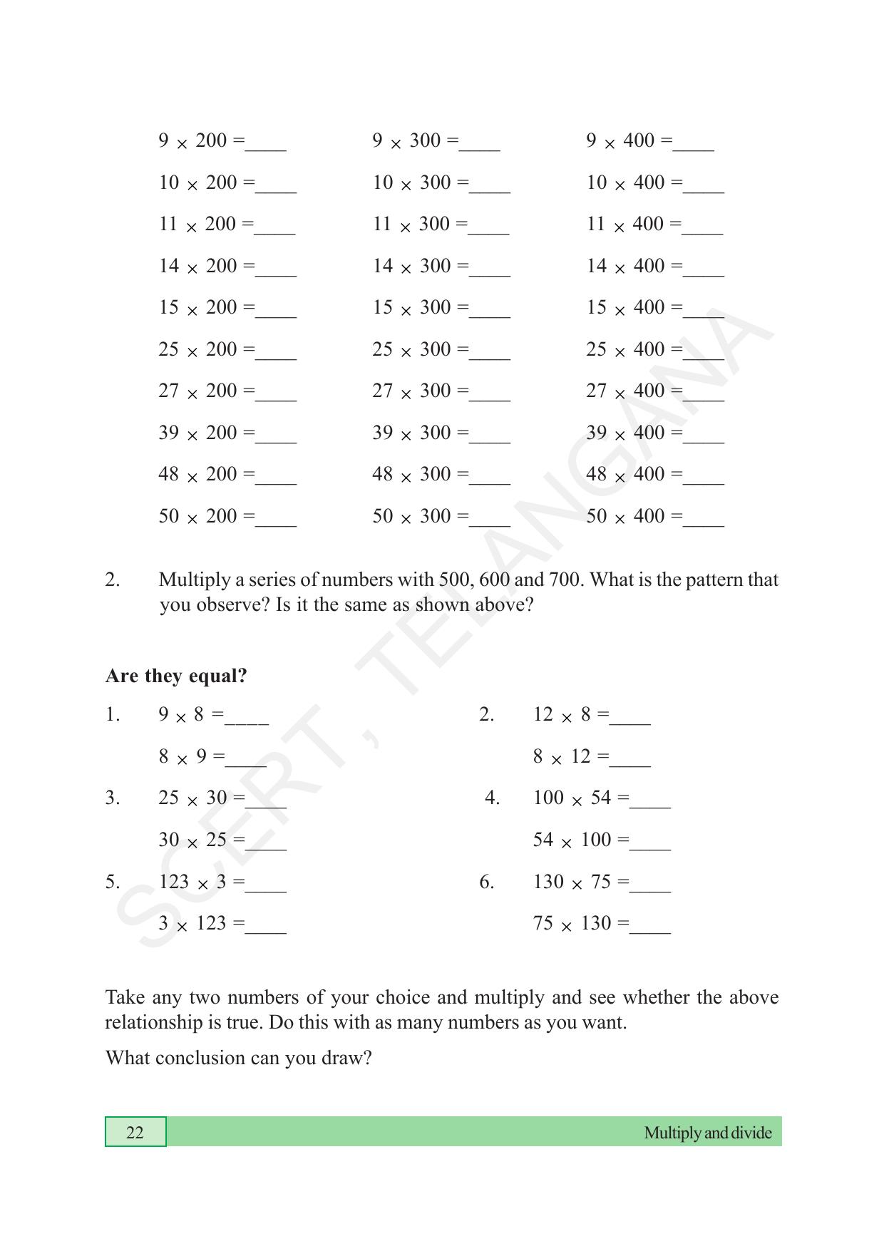 TS SCERT Class 5 Maths (English Medium) Text Book - Page 30