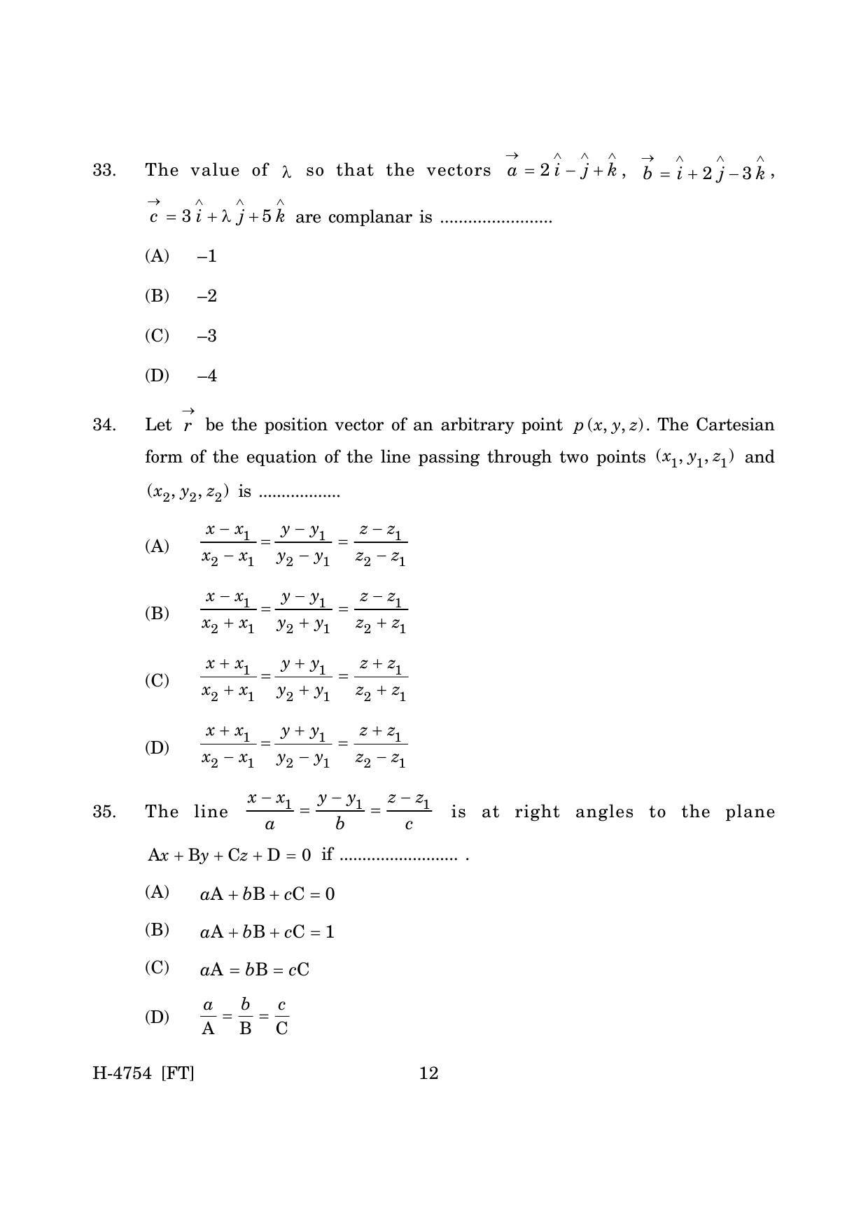 Goa Board Class 12 Maths (November 2022) Question Paper - Page 12
