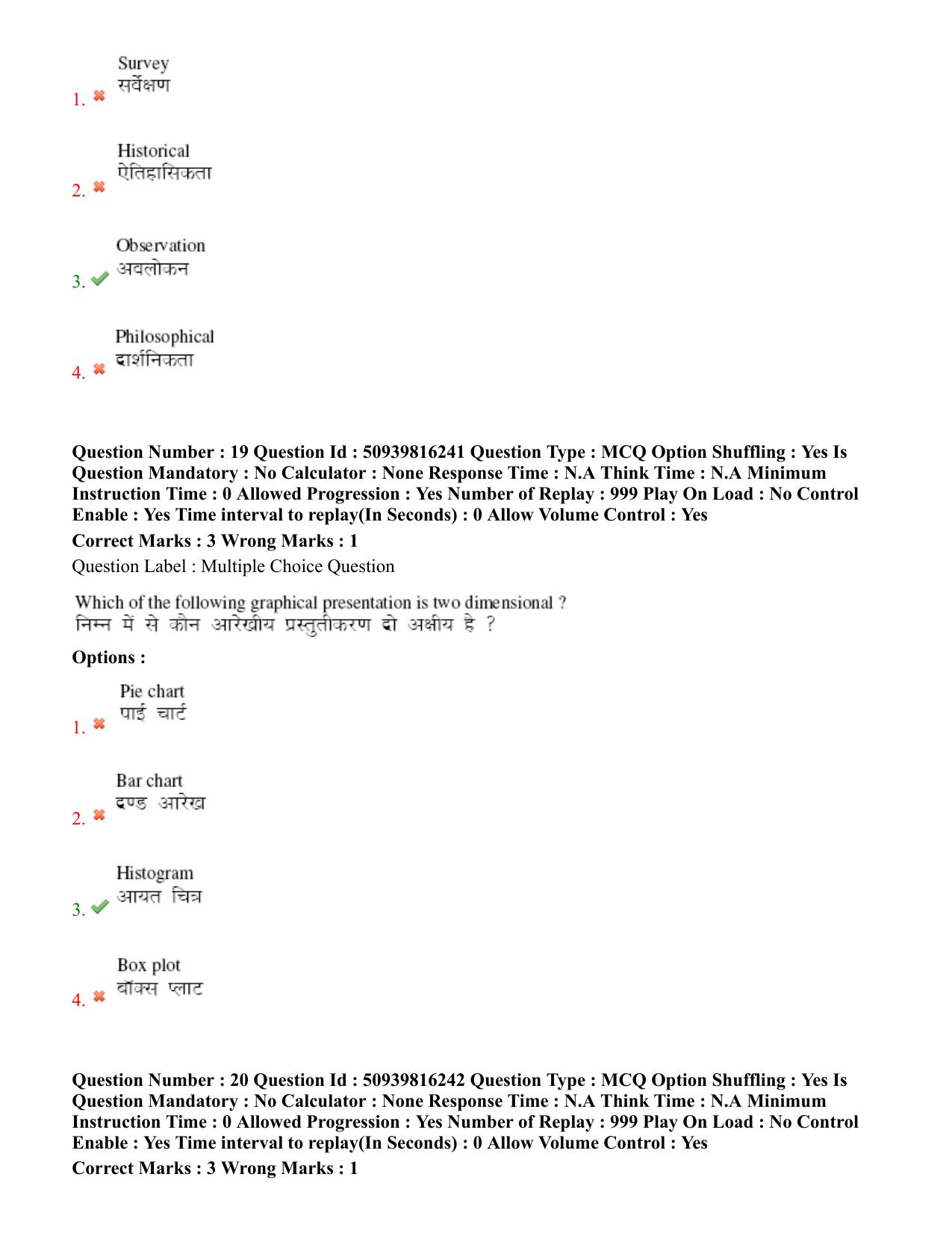 BHU RET Nyaya Vaisheshika 2020 Question Paper  - Page 13