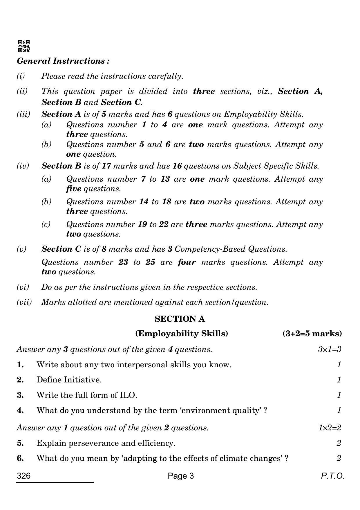 CBSE Class 12 326_Information Technology 2022 Question Paper - Page 3