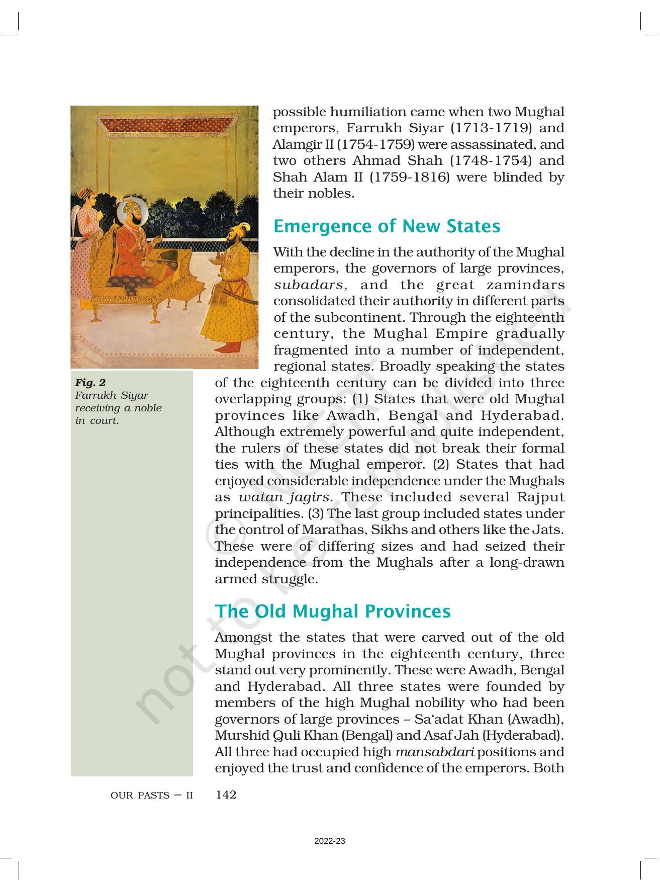 NCERT Book for Class 7 Social Science(History): Chapter 10-Eighteenth-Century Political Formations - Page 5