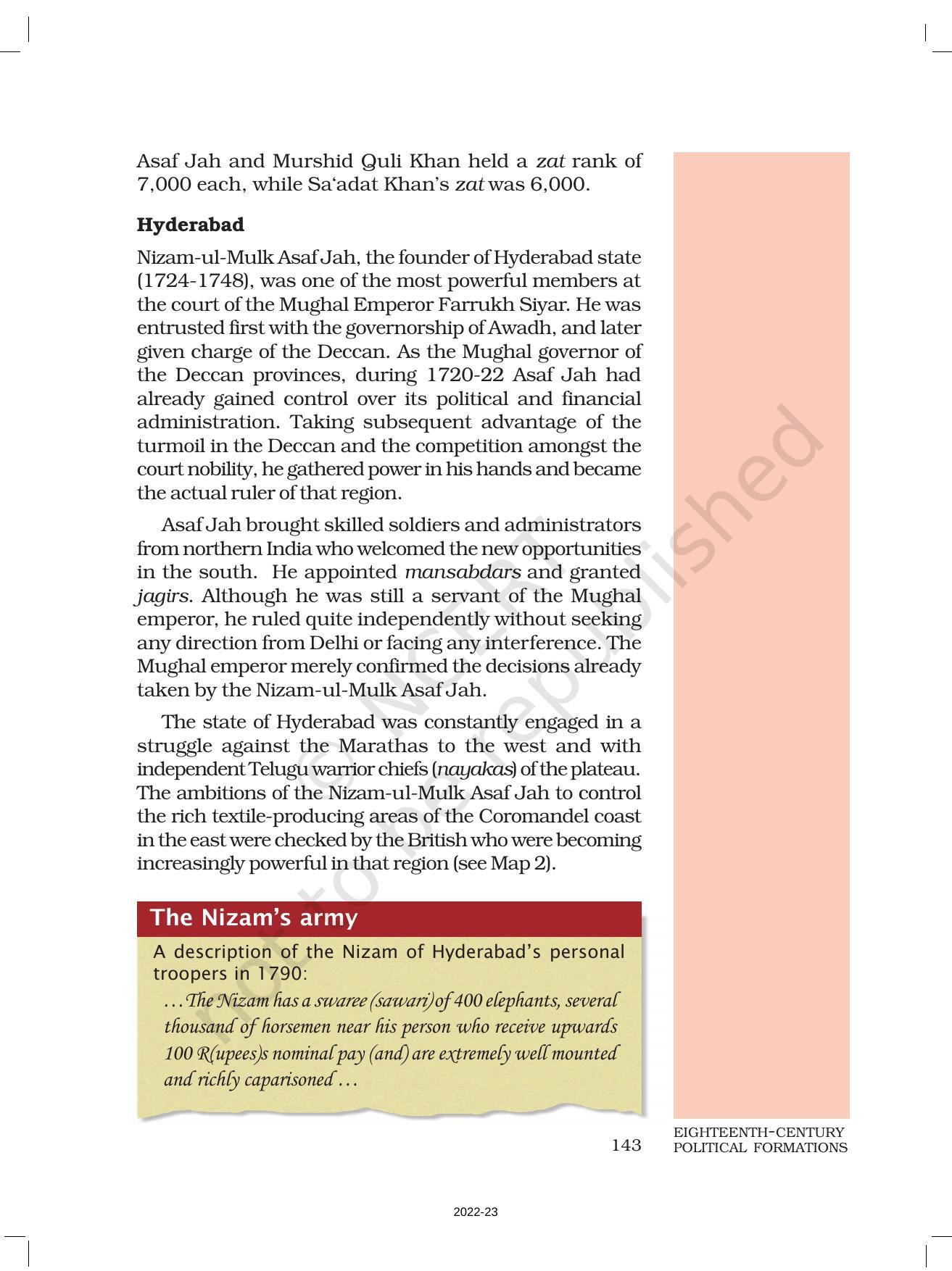 NCERT Book for Class 7 Social Science(History): Chapter 10-Eighteenth-Century Political Formations - Page 6