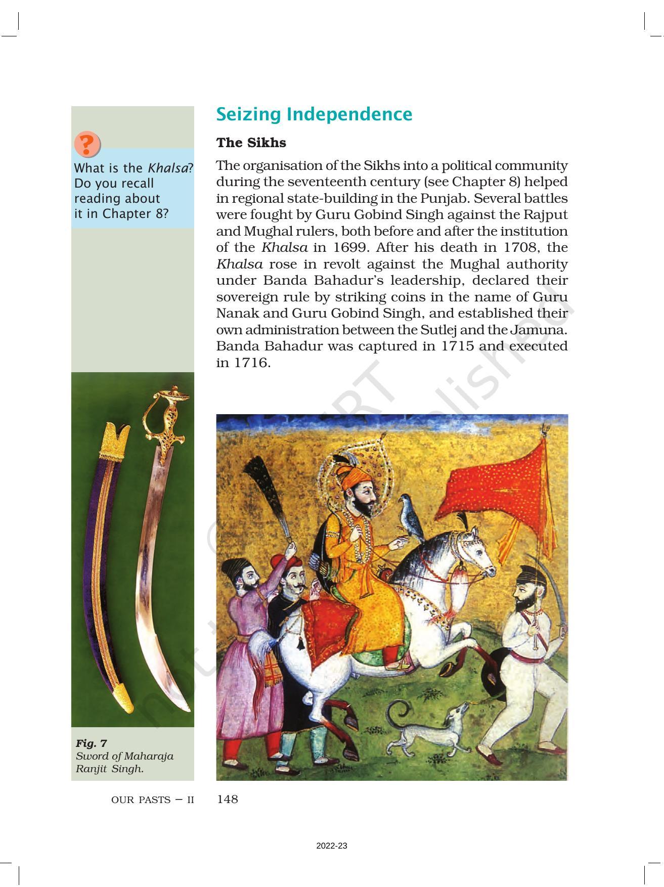 NCERT Book for Class 7 Social Science(History): Chapter 10-Eighteenth-Century Political Formations - Page 11