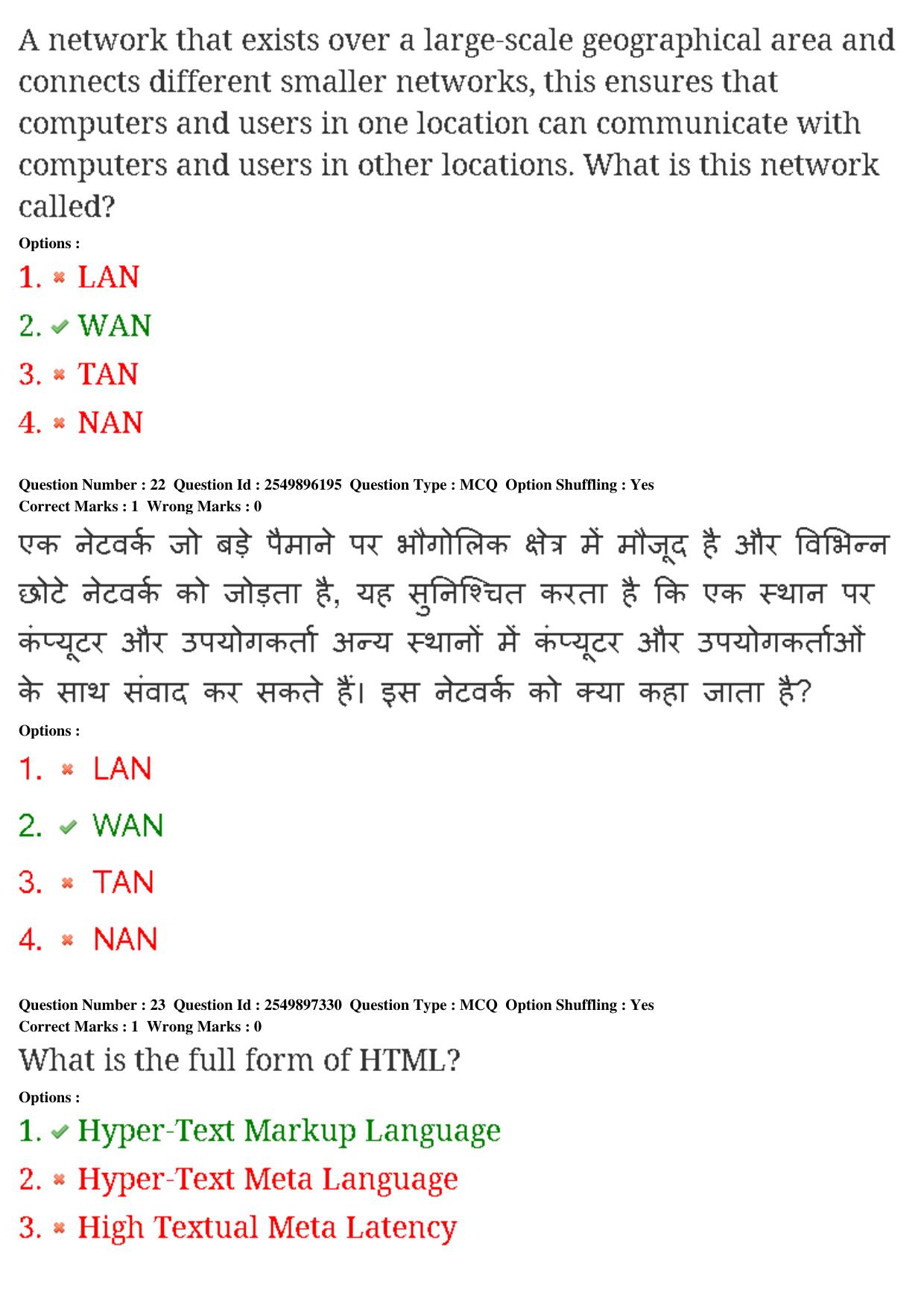 MP CPCT 01st Mar 2020 Question Paper Shift 1 - Page 15